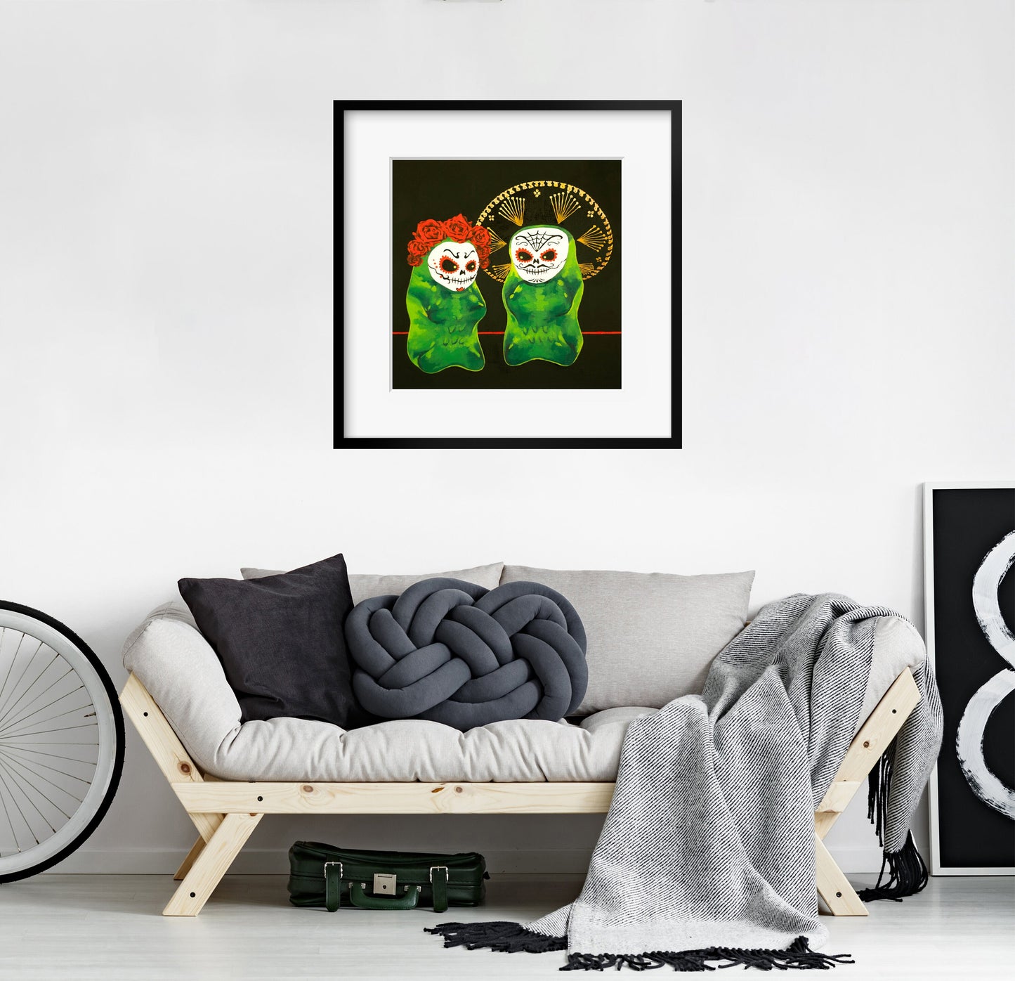 Gummy Bear Day Of The Dead - art print