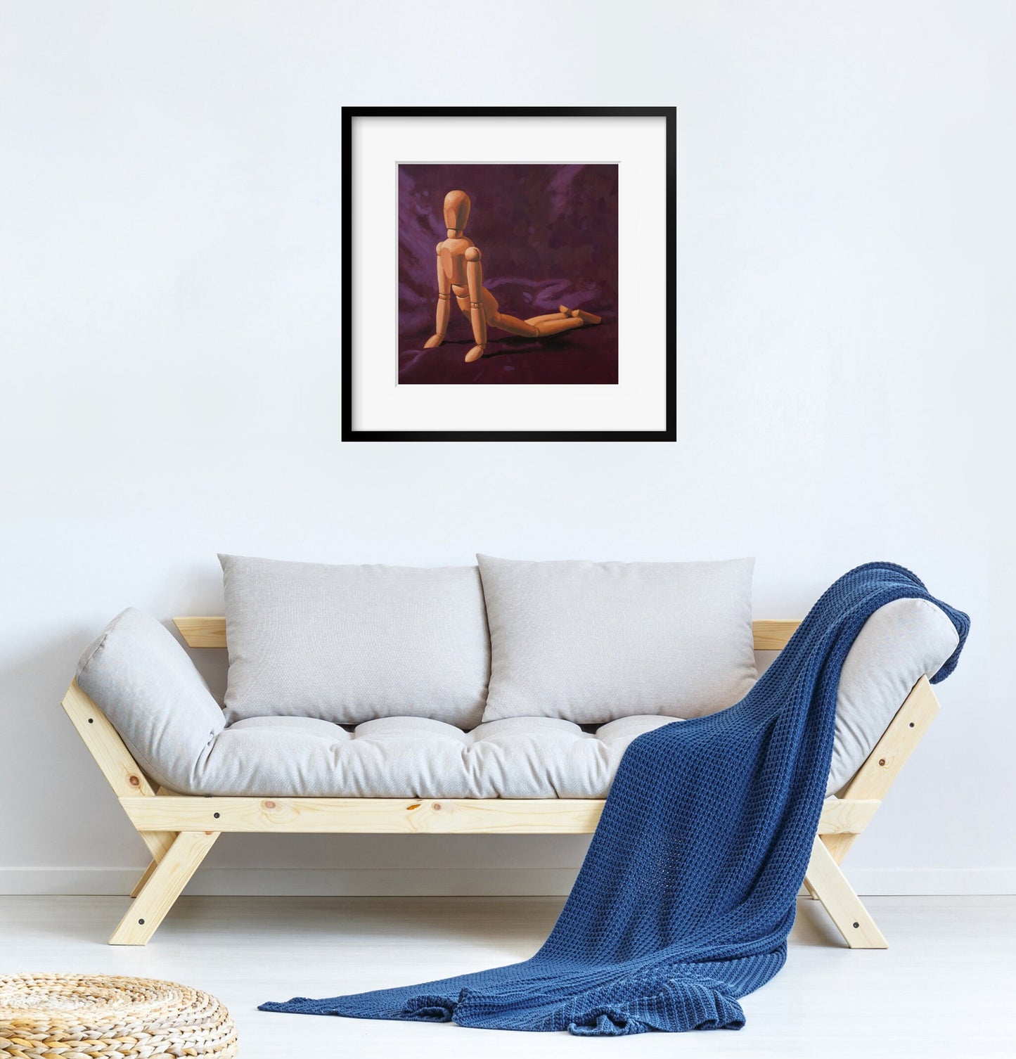 Yoga Mindfulness Mannequin - Art Print