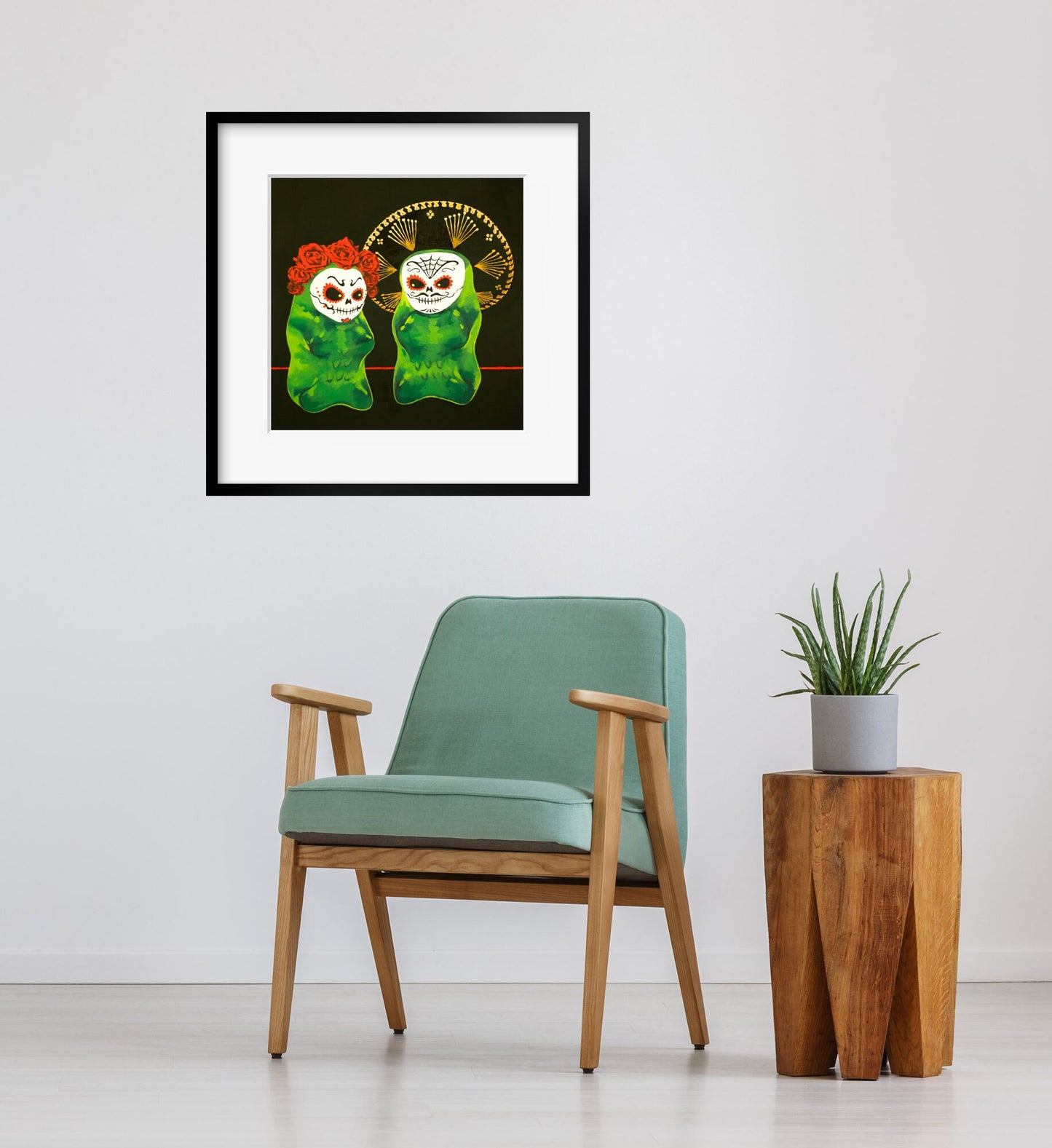 Gummy Bear Day Of The Dead - art print