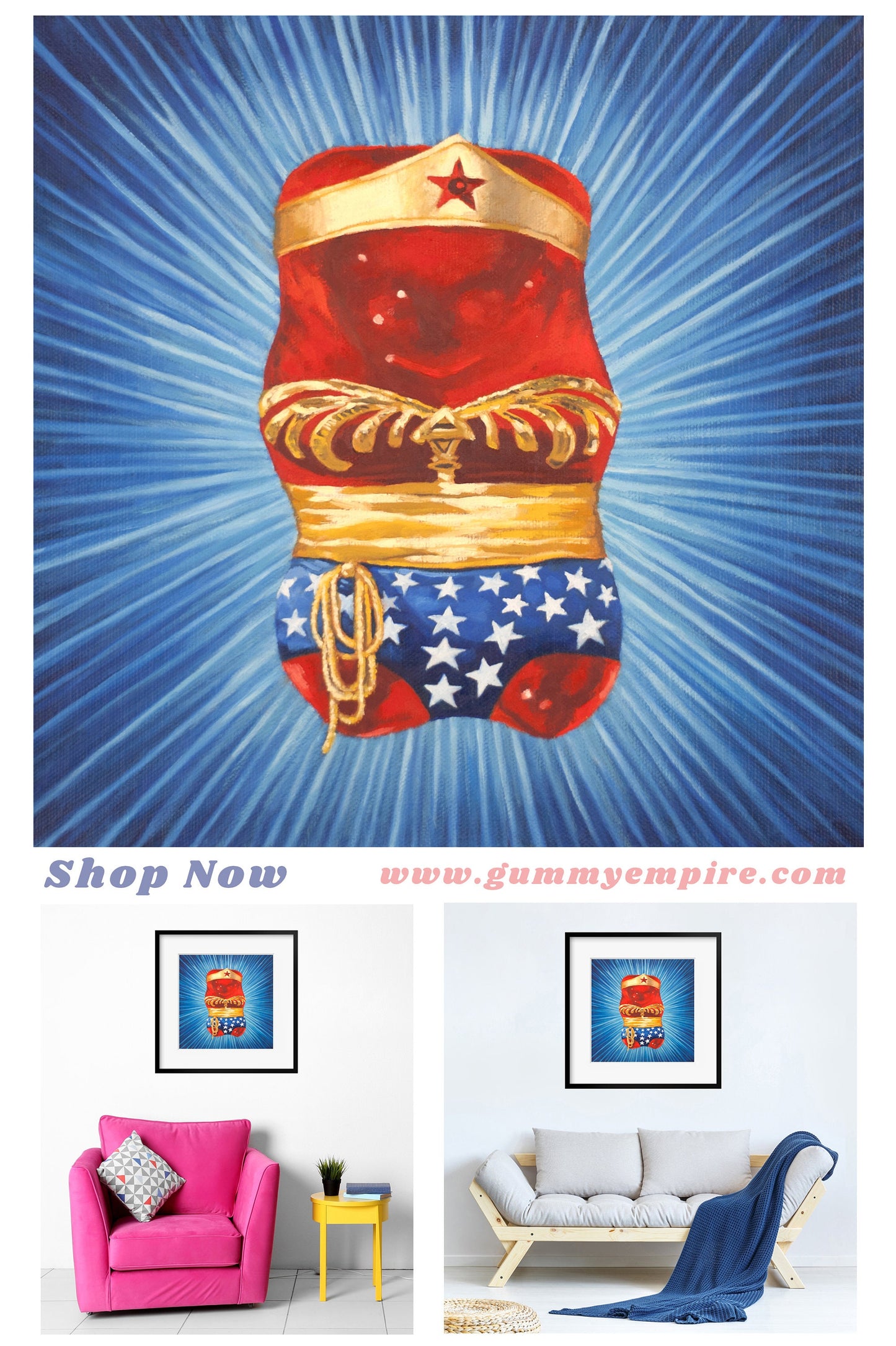 Gummy Bear Wonder - Art Print