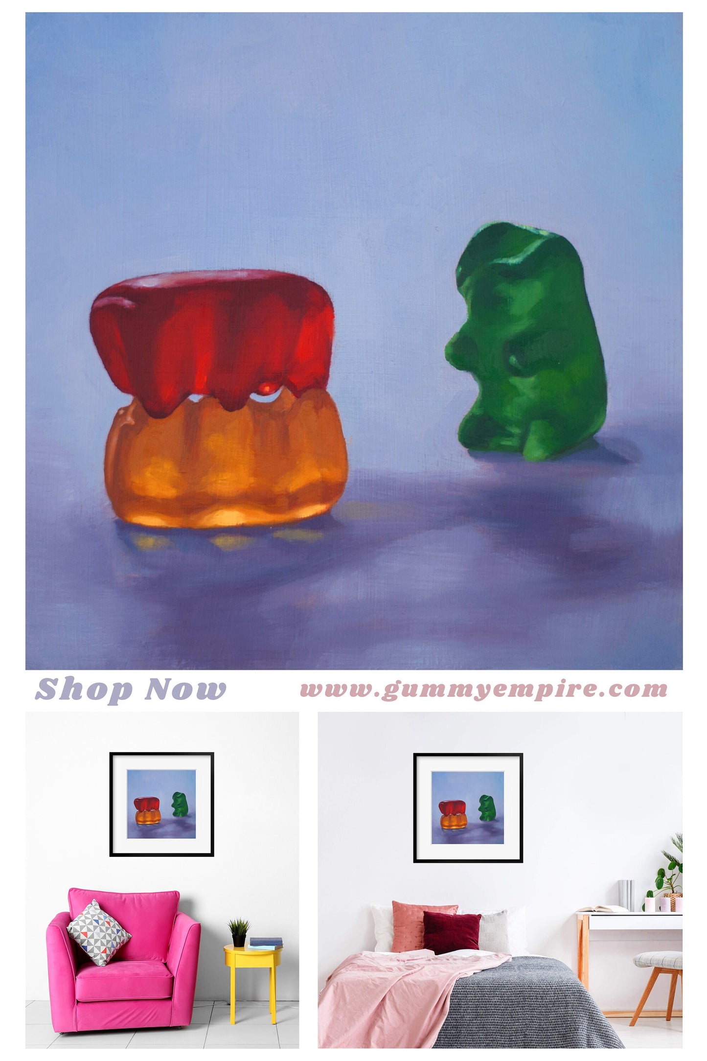 Gummy Bear Voyeur - Art Print