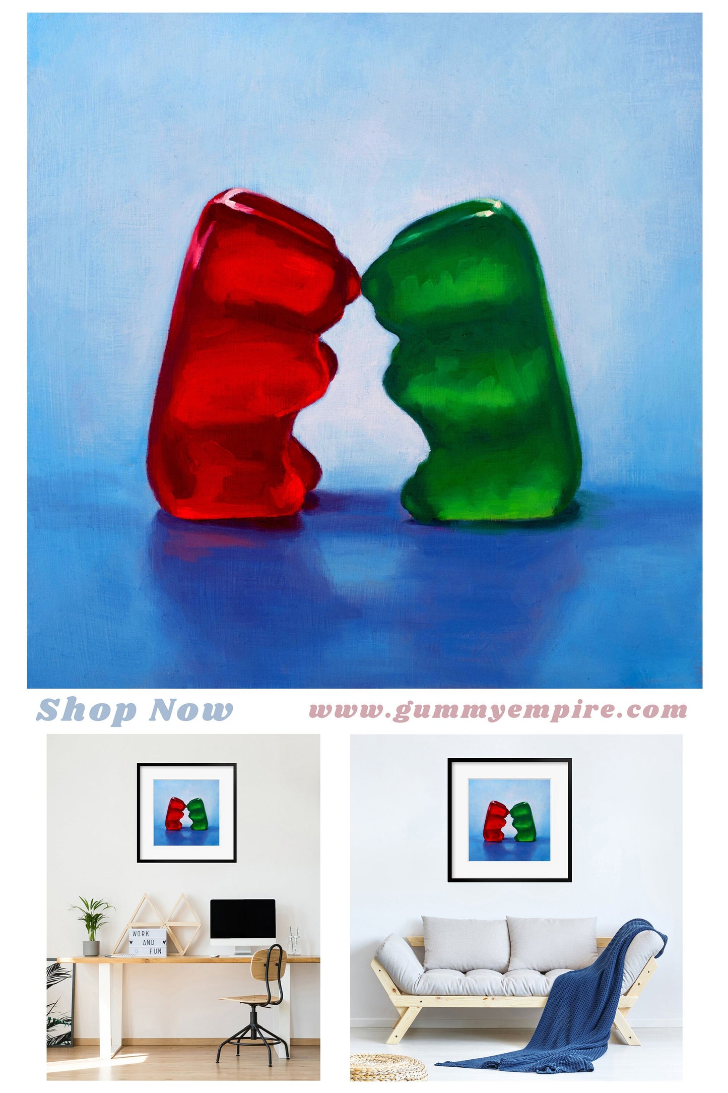 Gummy Bear Love - Art Print