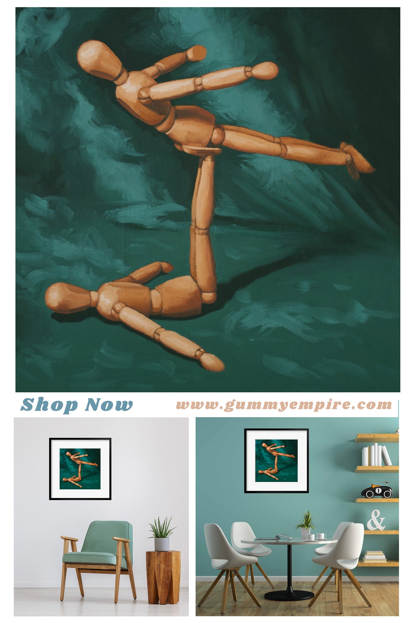 Mannequin Gymnastics - Art Print