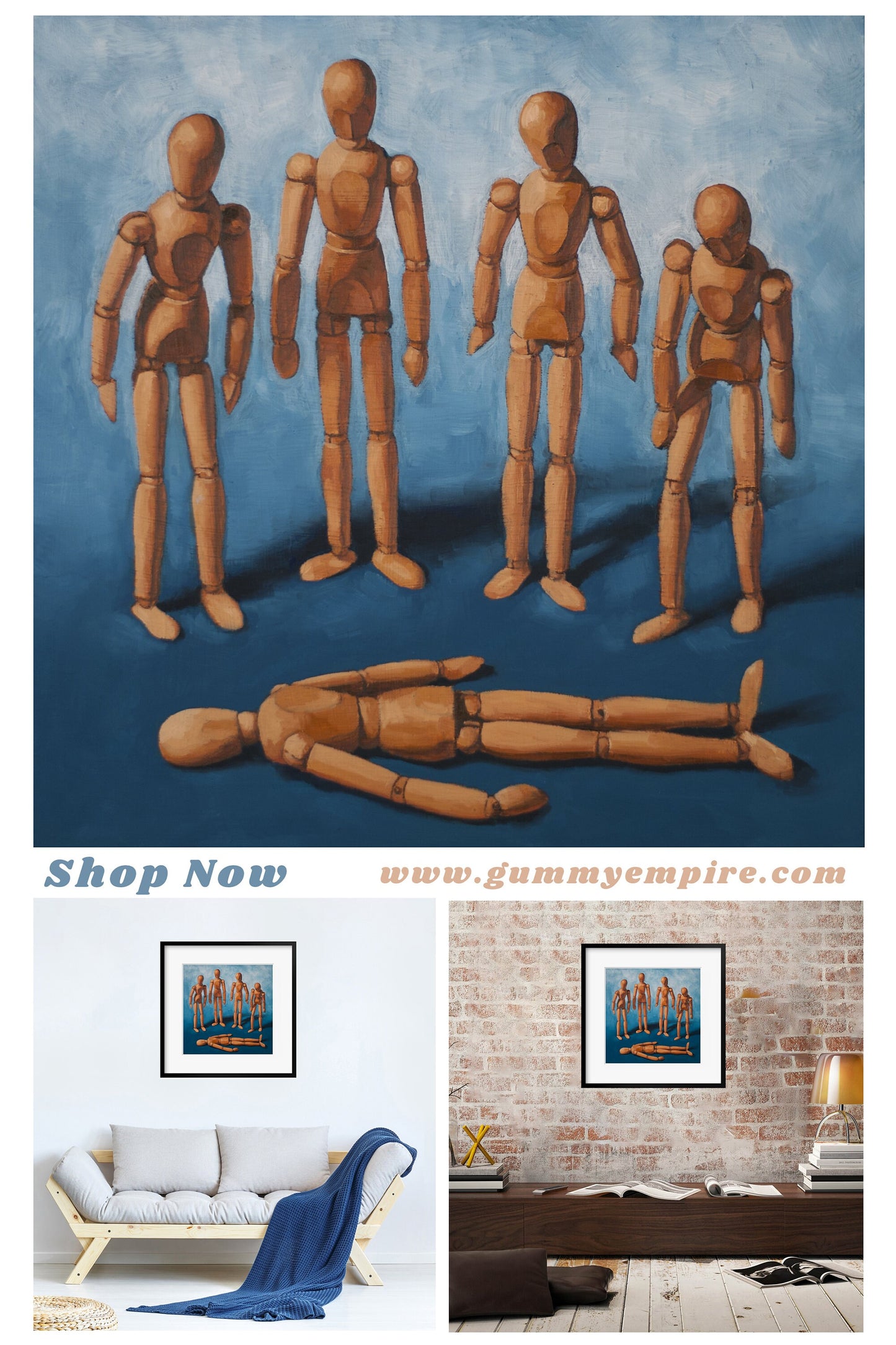 Mannequin Creepy Cute - Art Print