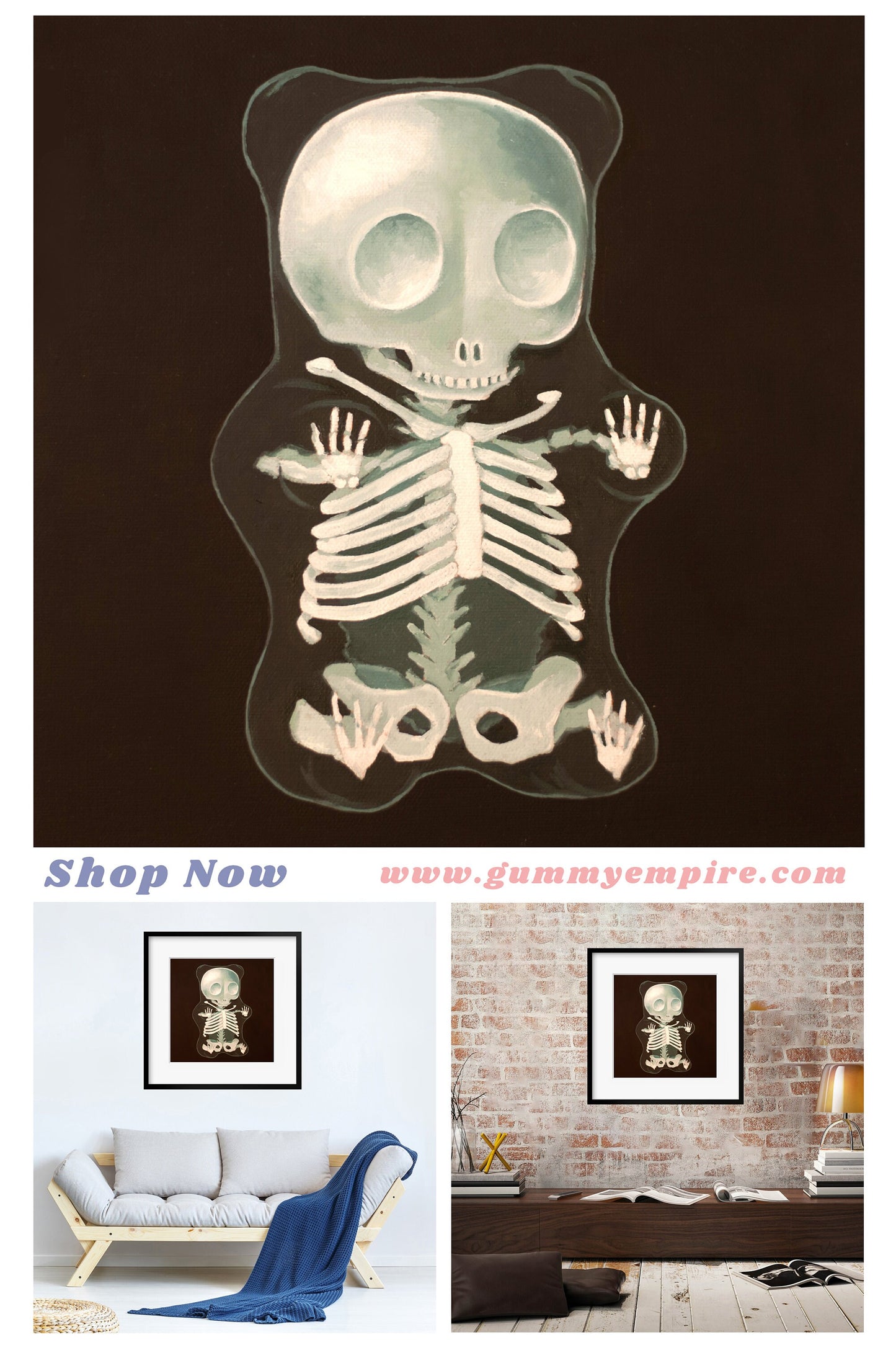 Gummy Bear X-Ray - Art Print