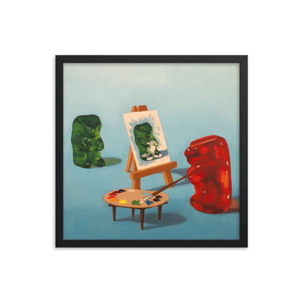 Gummy Bear Artist - Framed Art Print