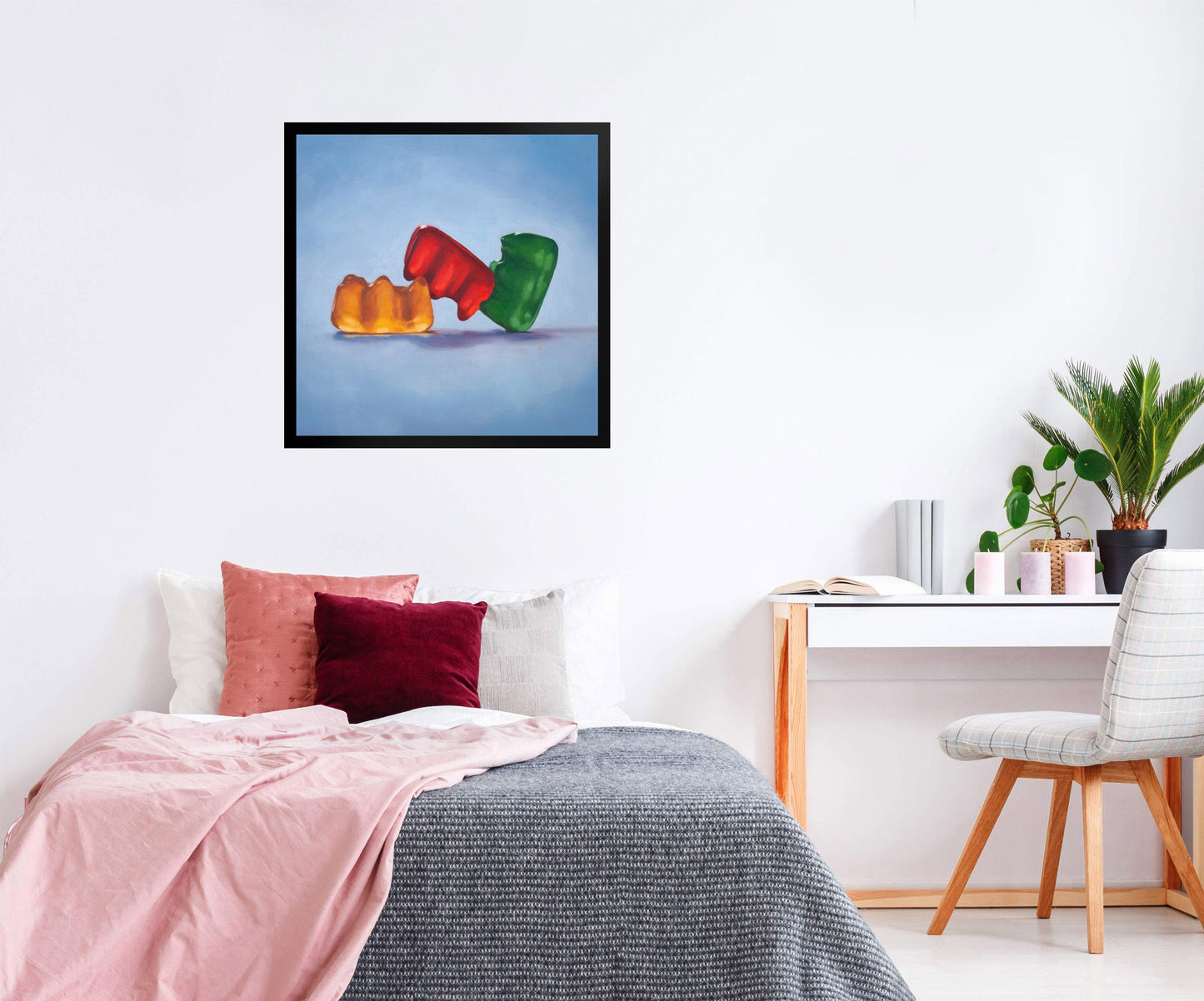 Gummy Bear Threesome - Framed Art Print