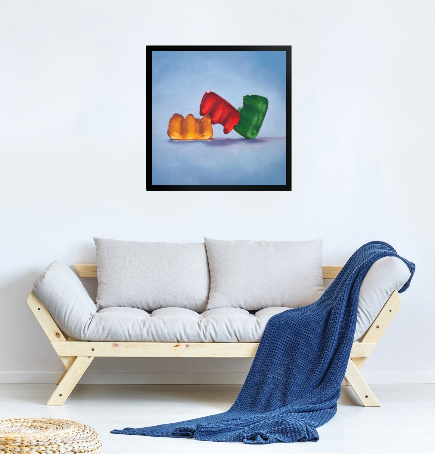 Gummy Bear Threesome - Framed Art Print