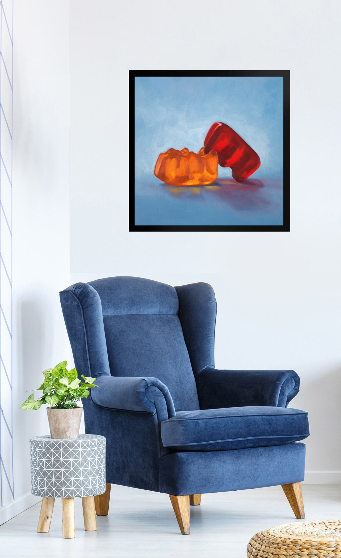 Gummy Bear Date Night - Framed Art Print