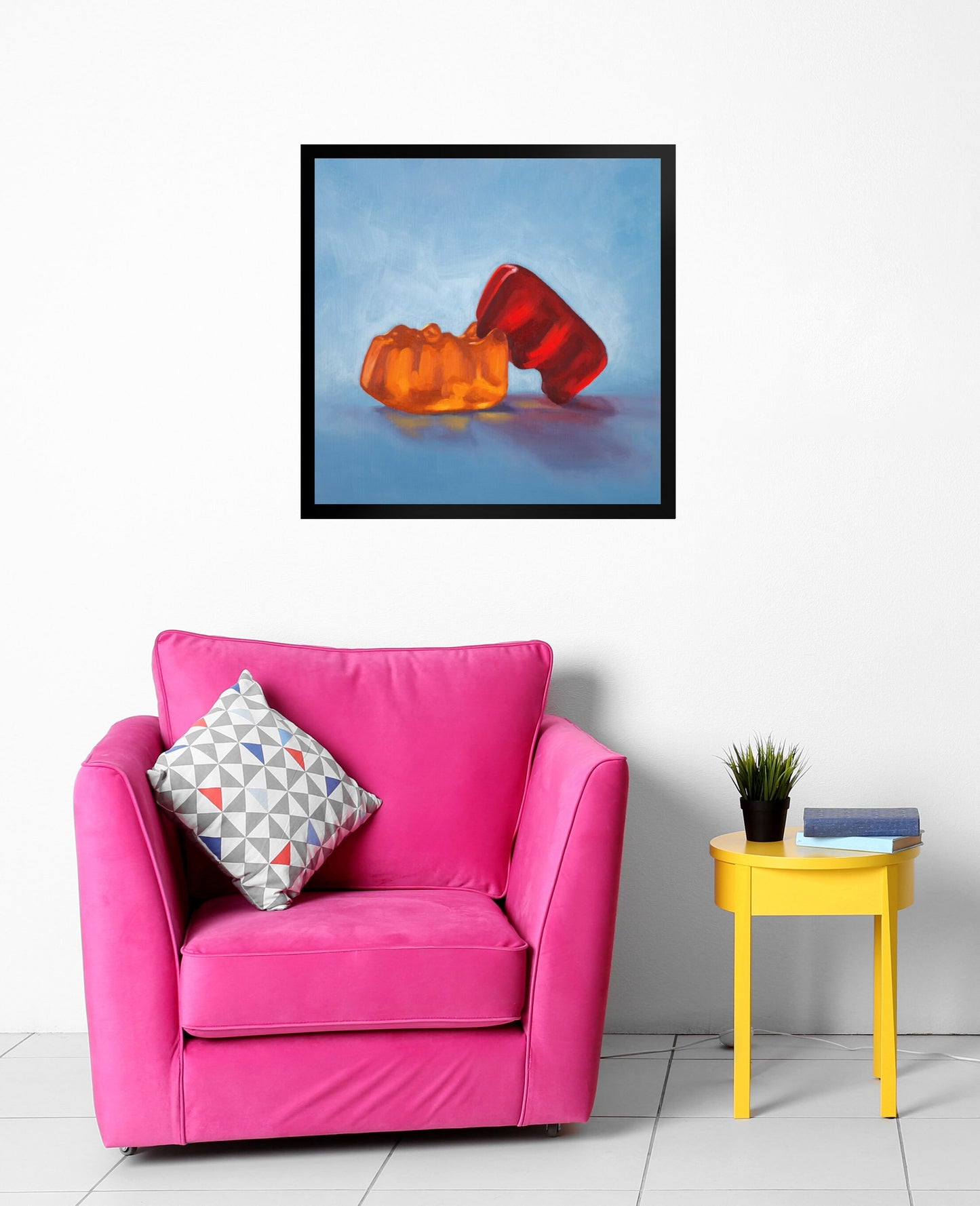 Gummy Bear Date Night - Framed Art Print