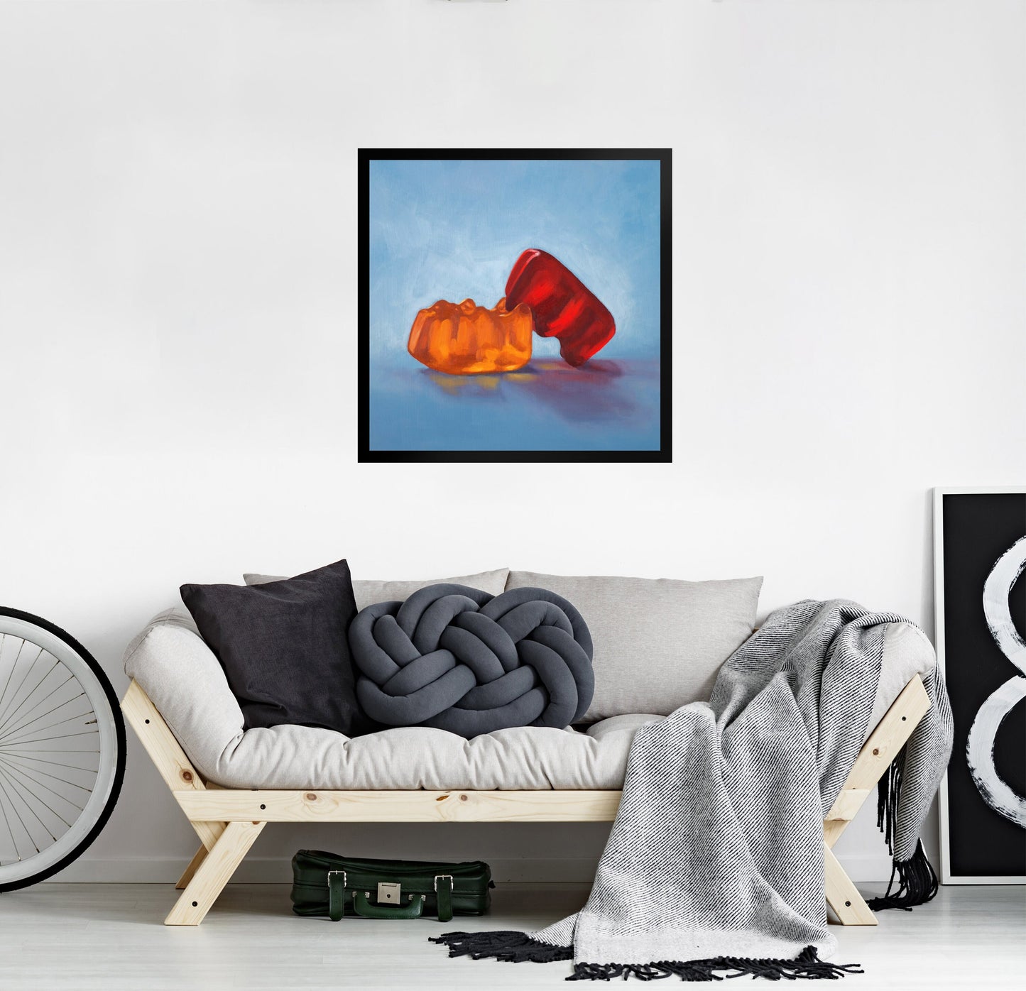 Gummy Bear Date Night - Framed Art Print