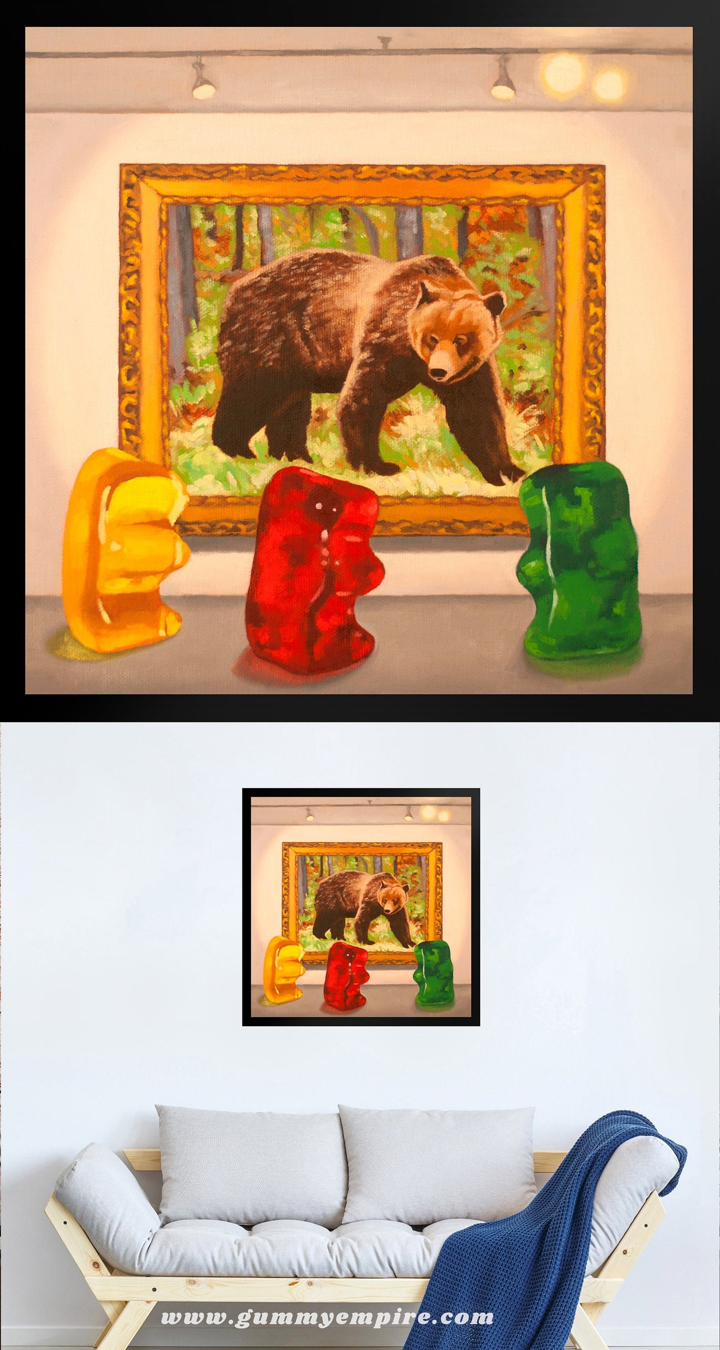 Gummy Bear Museum - Framed Art Print