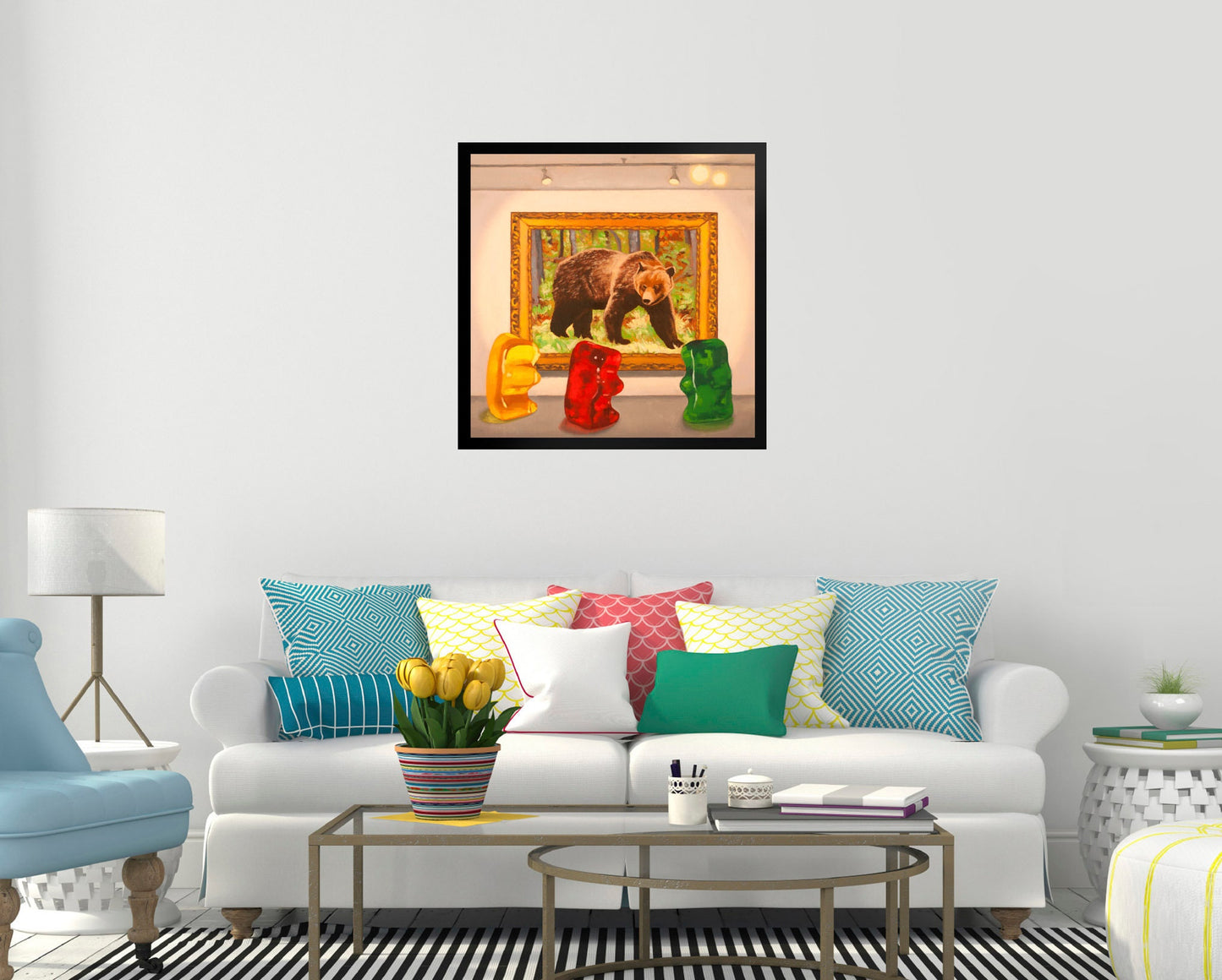Gummy Bear Museum - Framed Art Print
