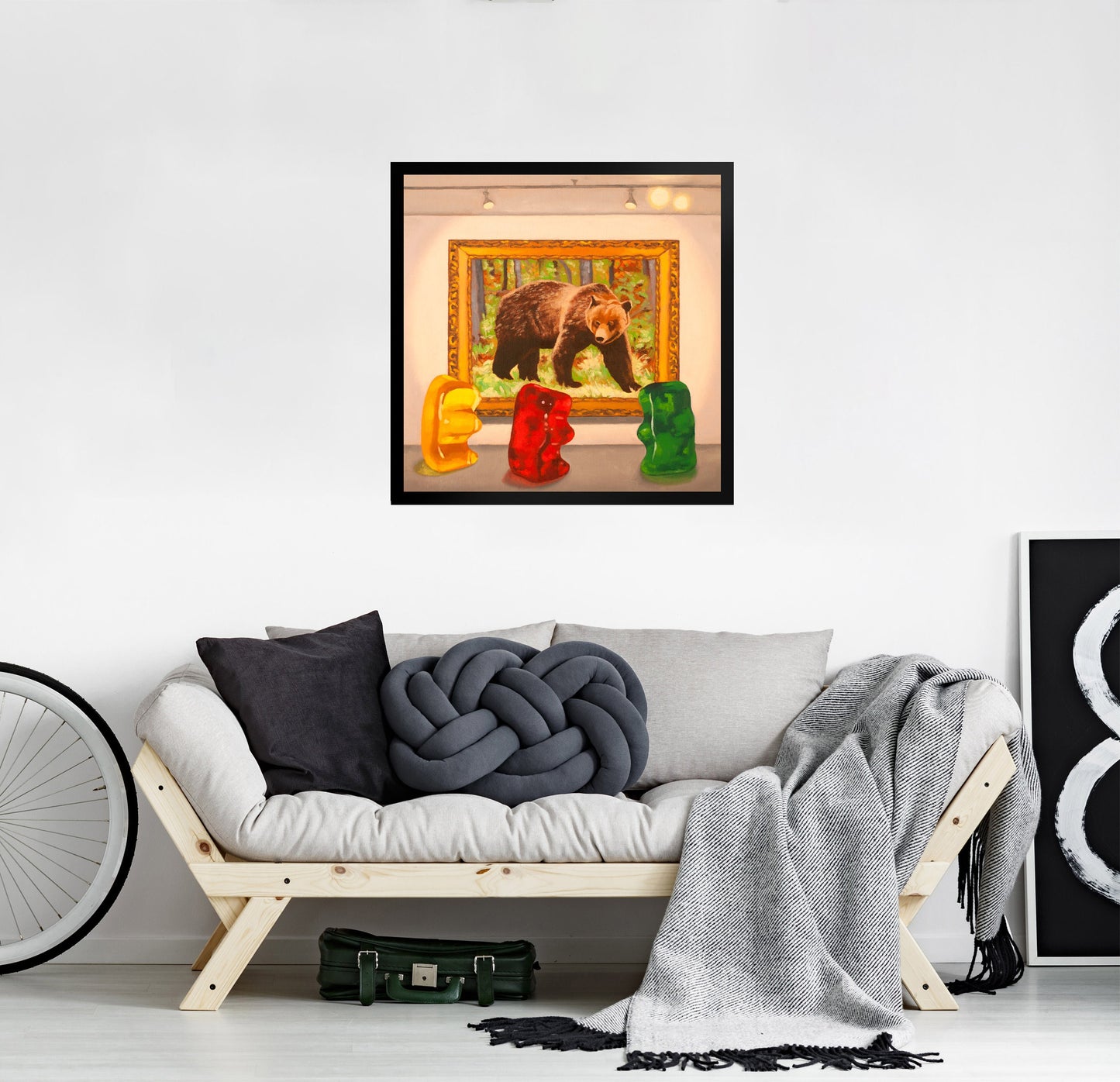 Gummy Bear Museum - Framed Art Print