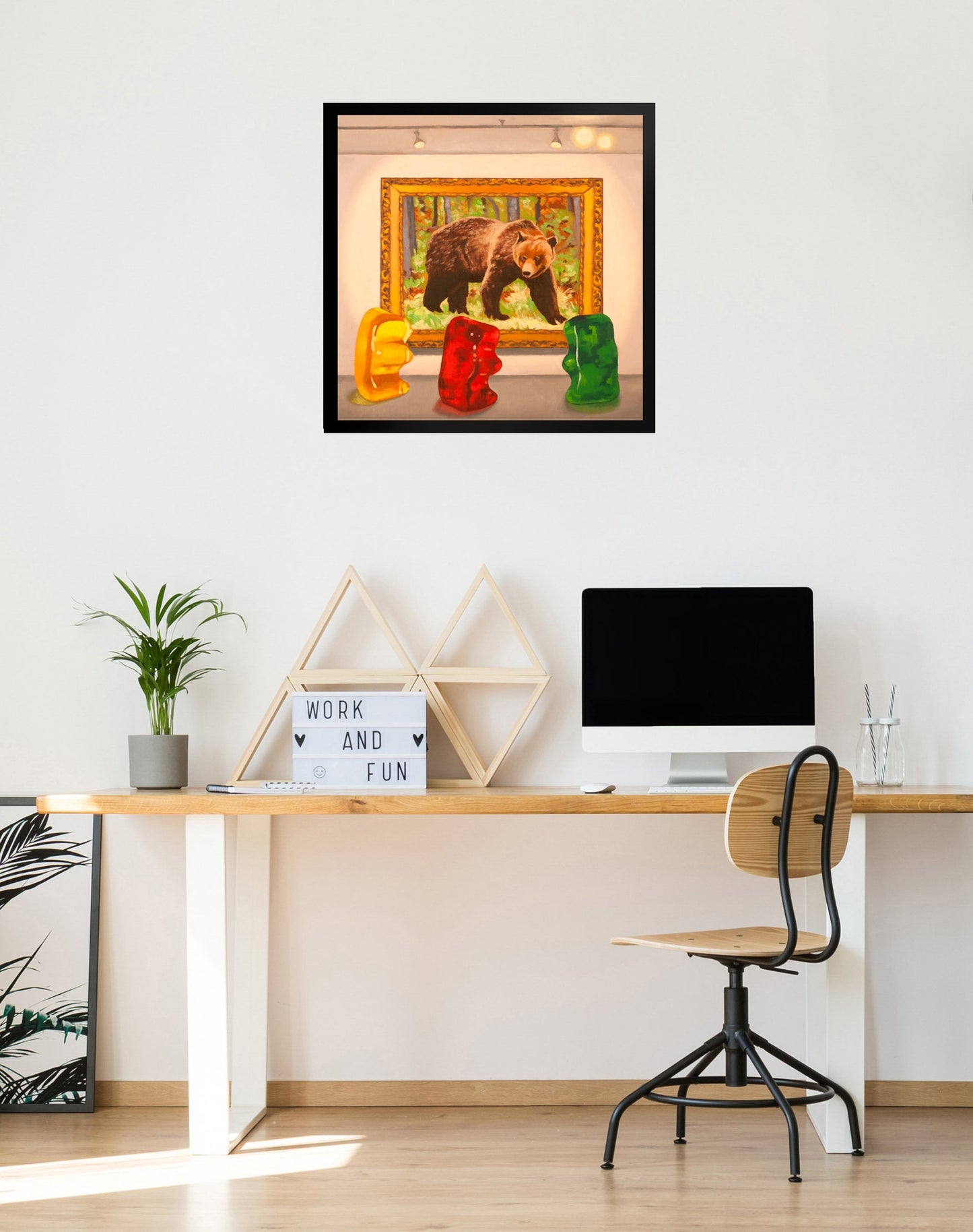 Gummy Bear Museum - Framed Art Print