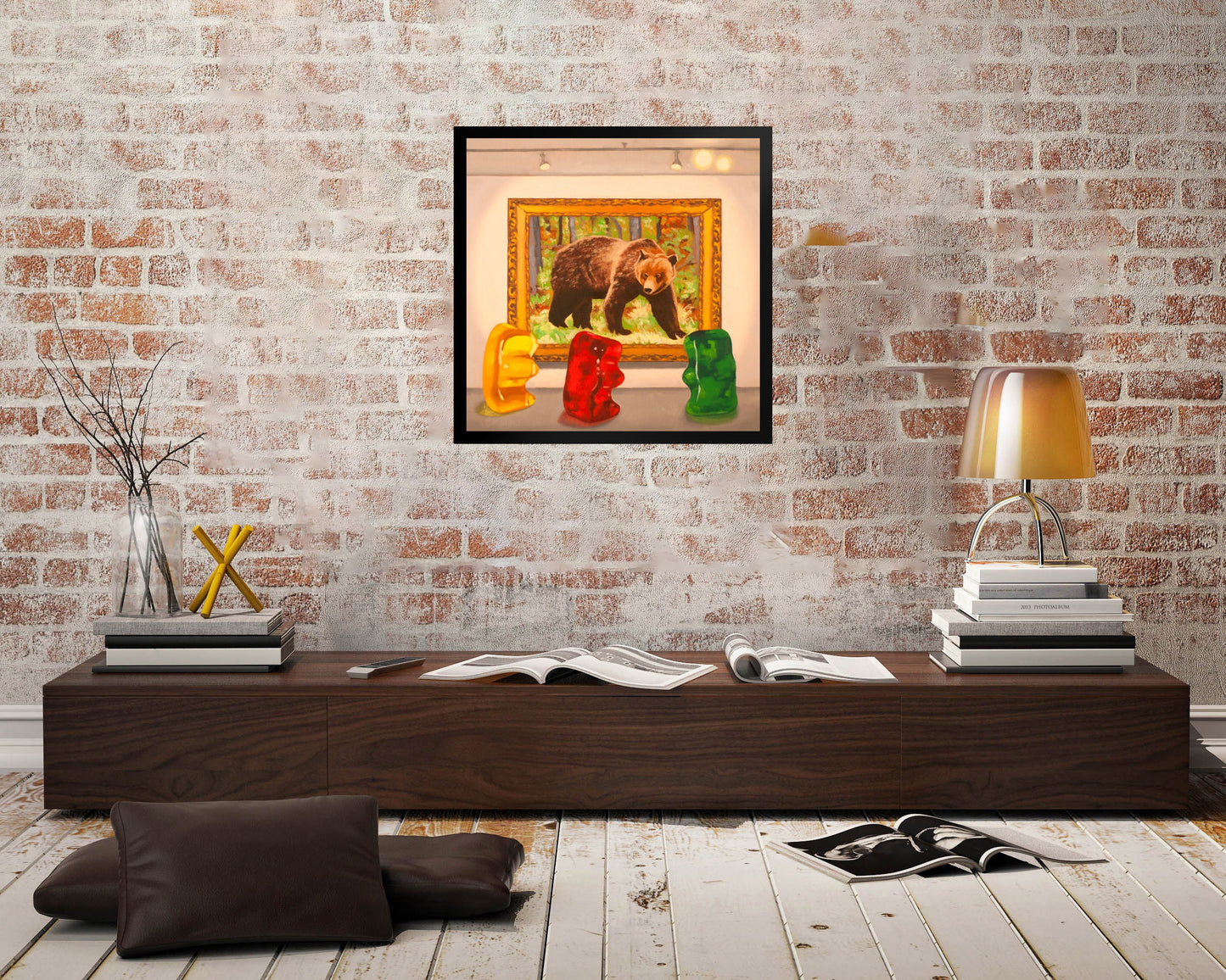 Gummy Bear Museum - Framed Art Print