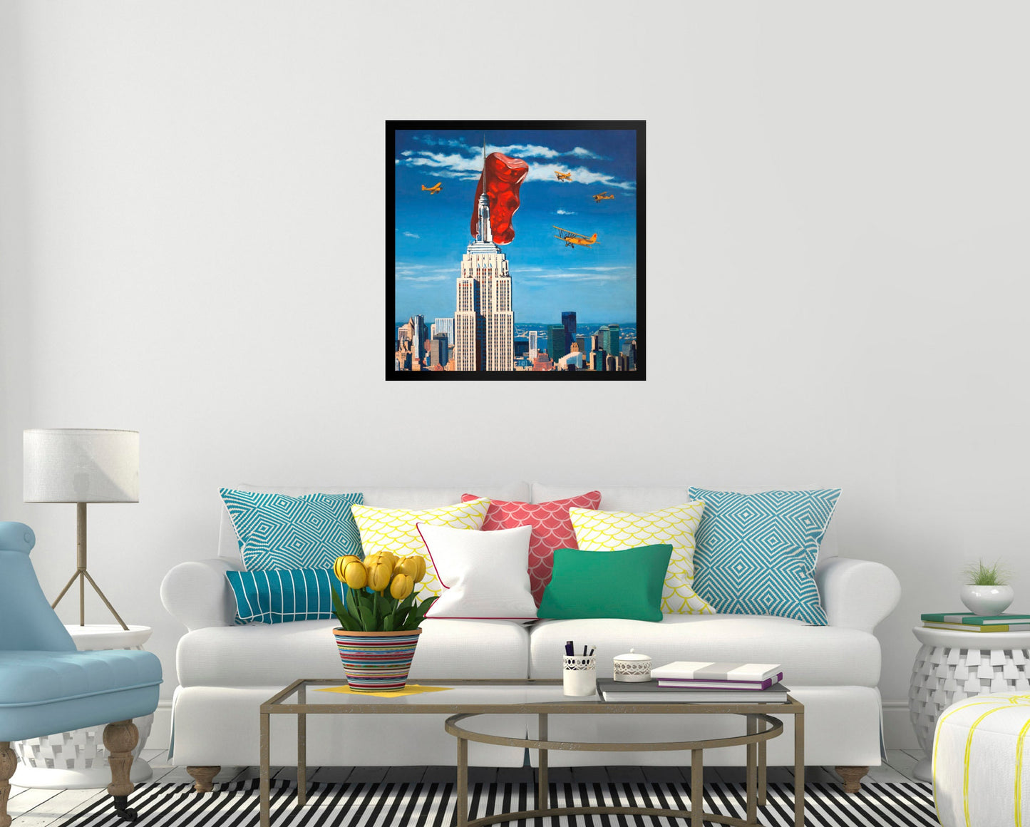 Gummy Bear King Kong - Framed Art Print