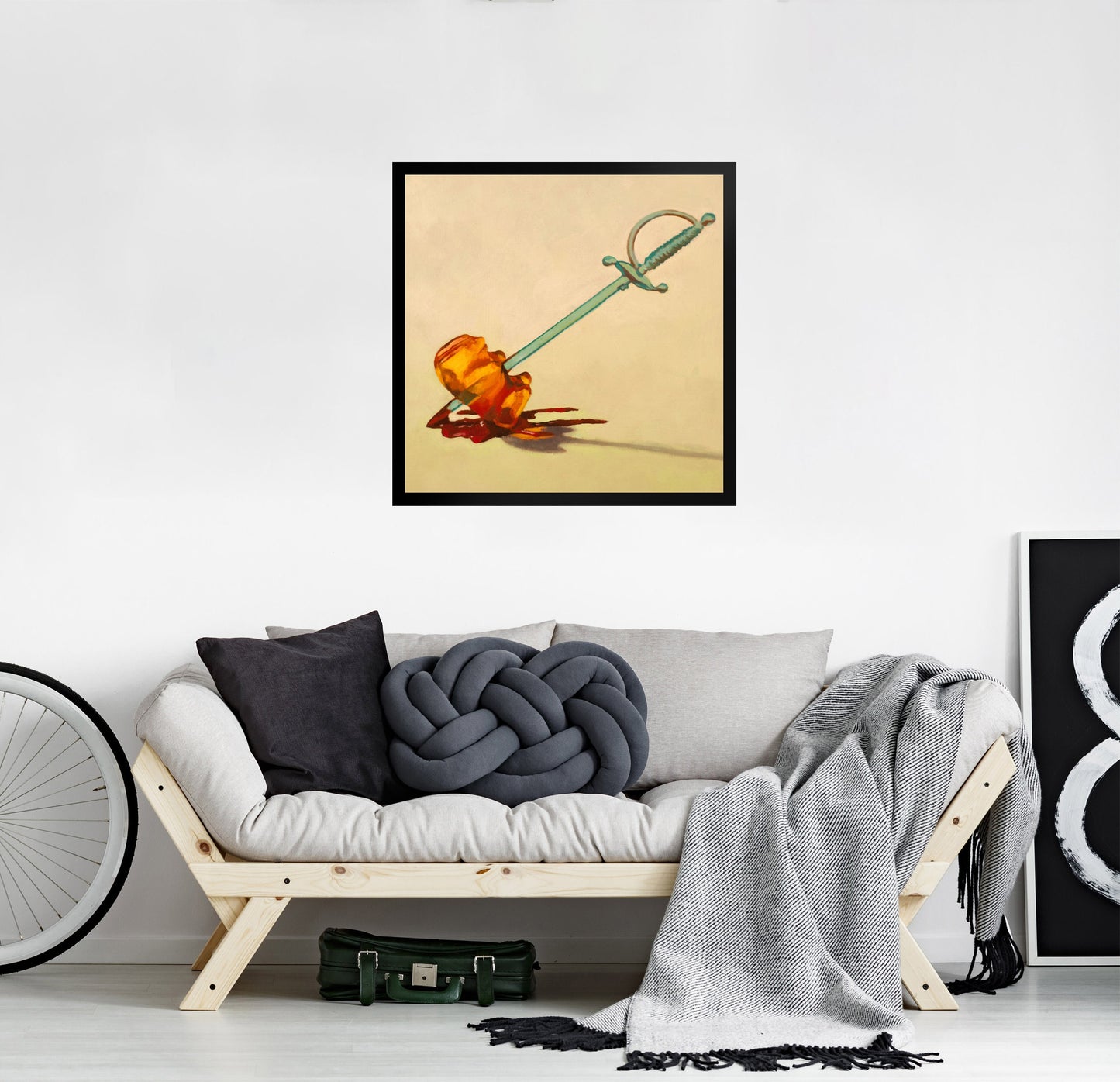 Gummy Bear Game Of Thrones - Framed Art Print