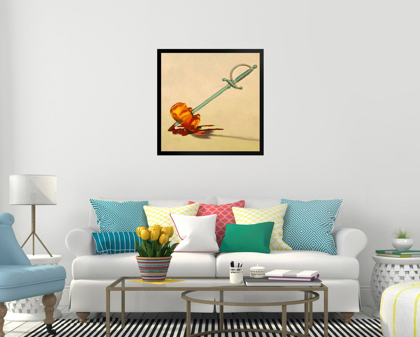 Gummy Bear Game Of Thrones - Framed Art Print