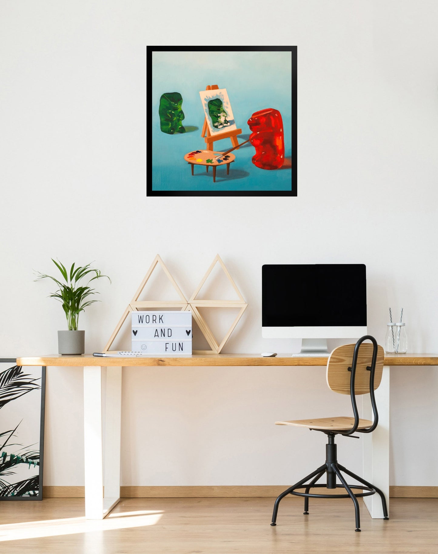 Gummy Bear Artist - Framed Art Print