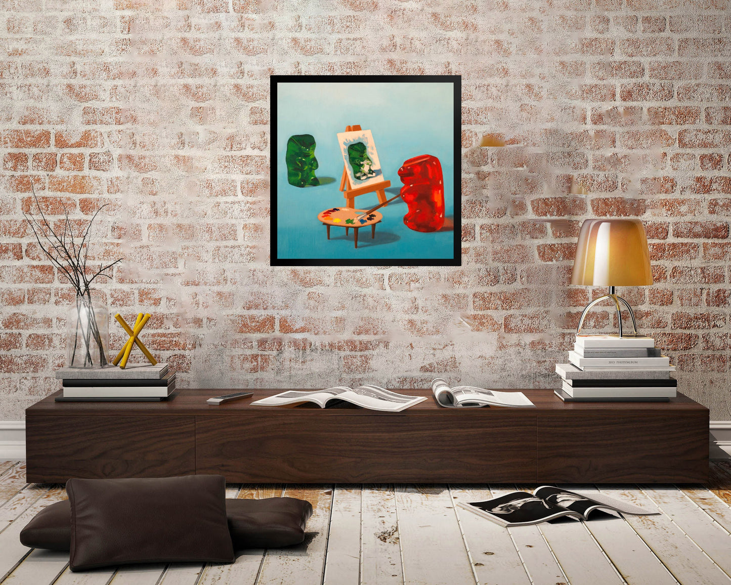 Gummy Bear Artist - Framed Art Print