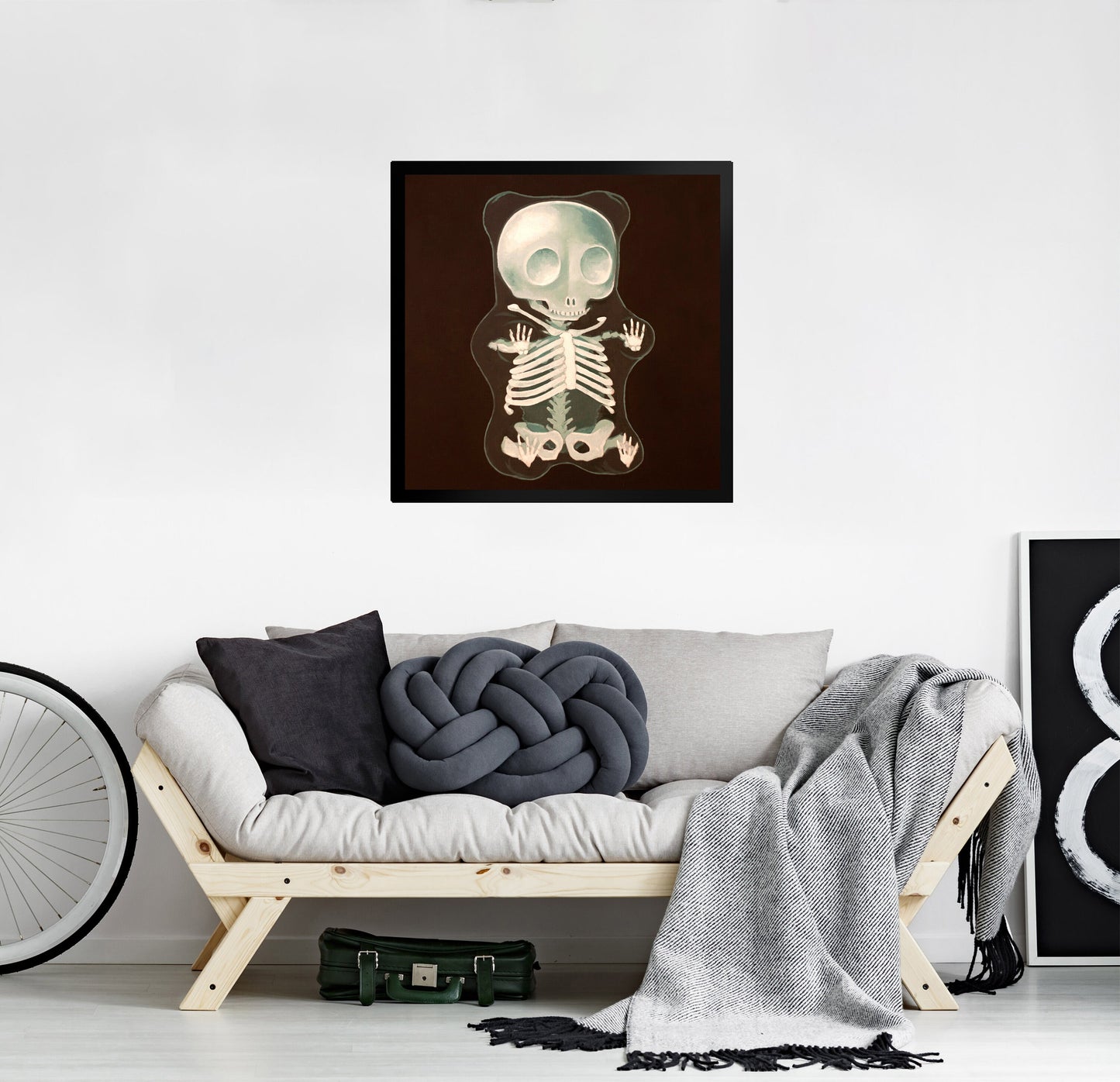 Gummy Bear X-Ray - Framed Art Print