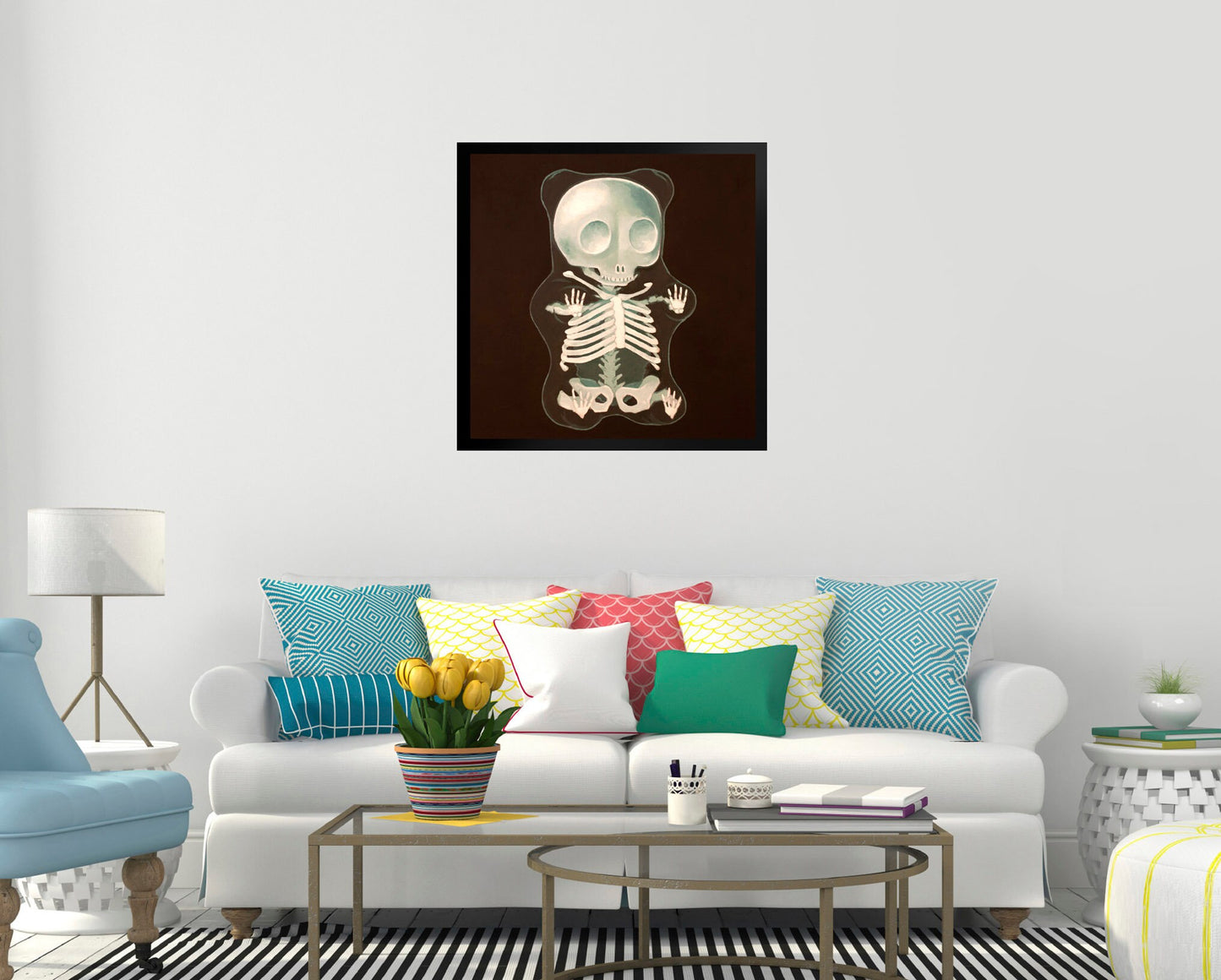 Gummy Bear X-Ray - Framed Art Print