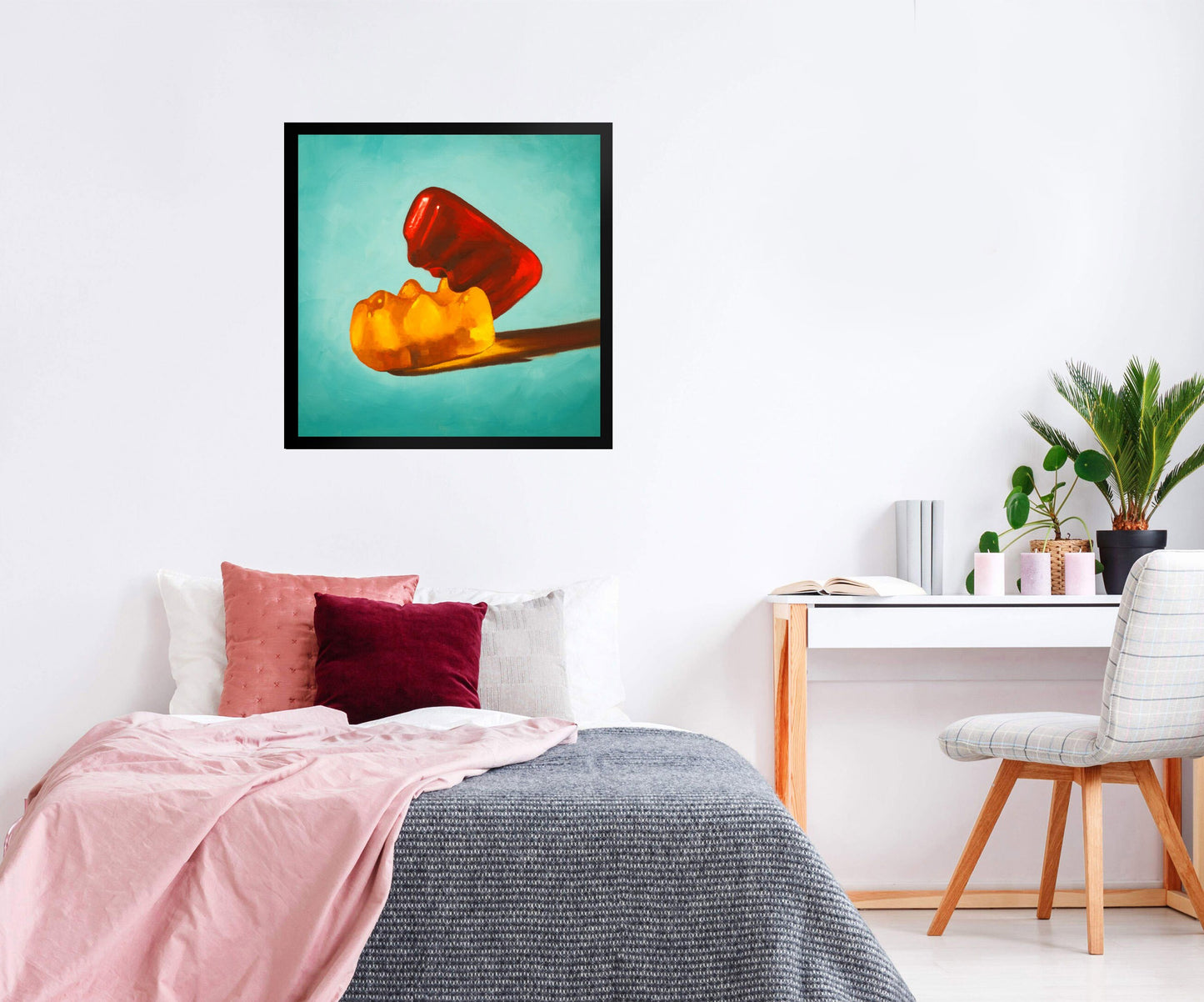 Gummy Bear Erotic - Framed Art Print