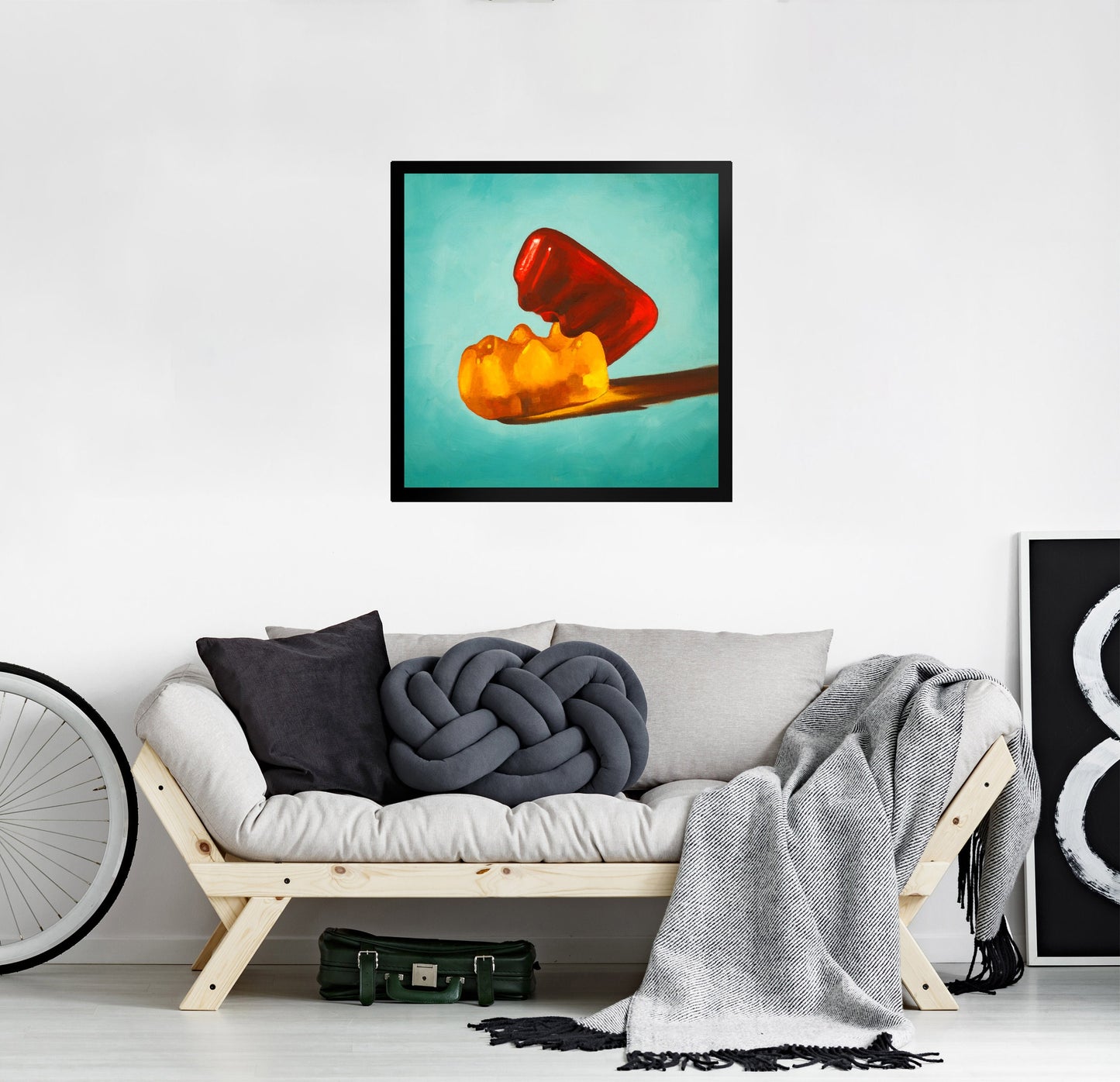Gummy Bear Erotic - Framed Art Print