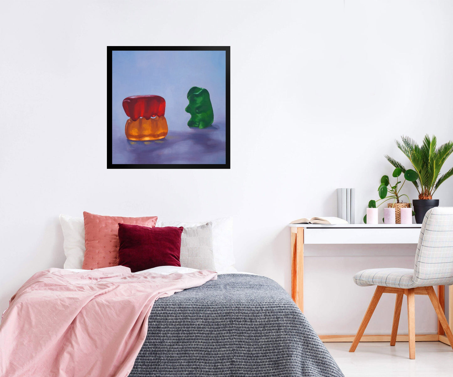 Gummy Bear Voyeur - Framed Art Print