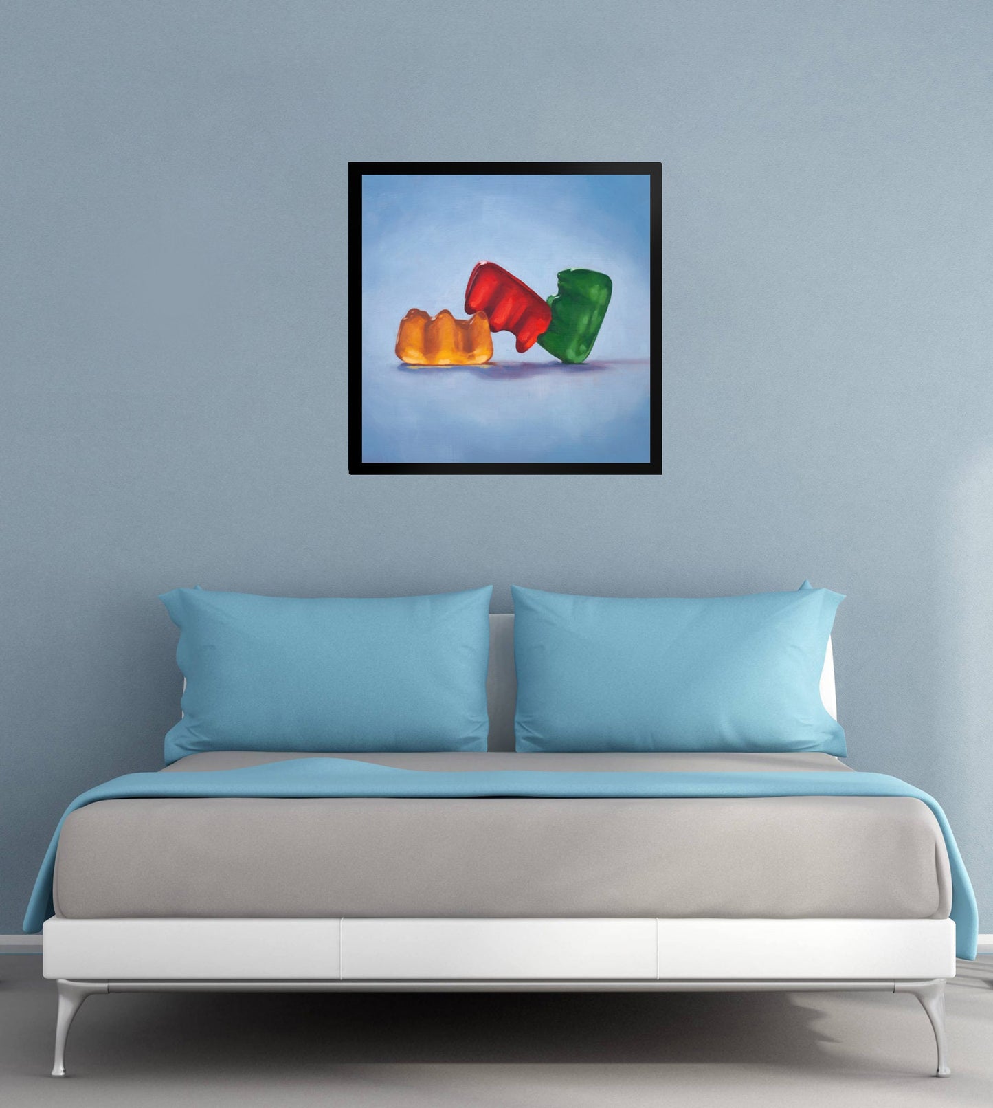 Gummy Bear Threesome - Framed Art Print