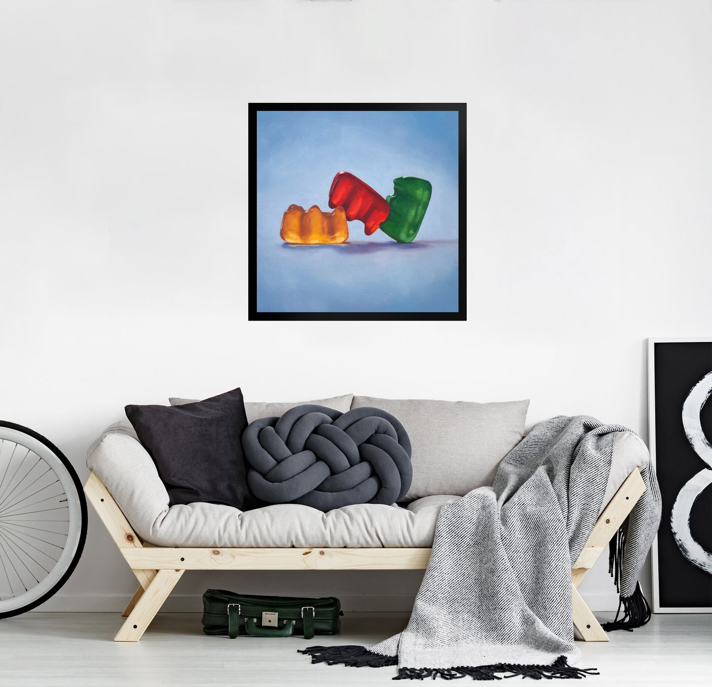 Gummy Bear Threesome - Framed Art Print