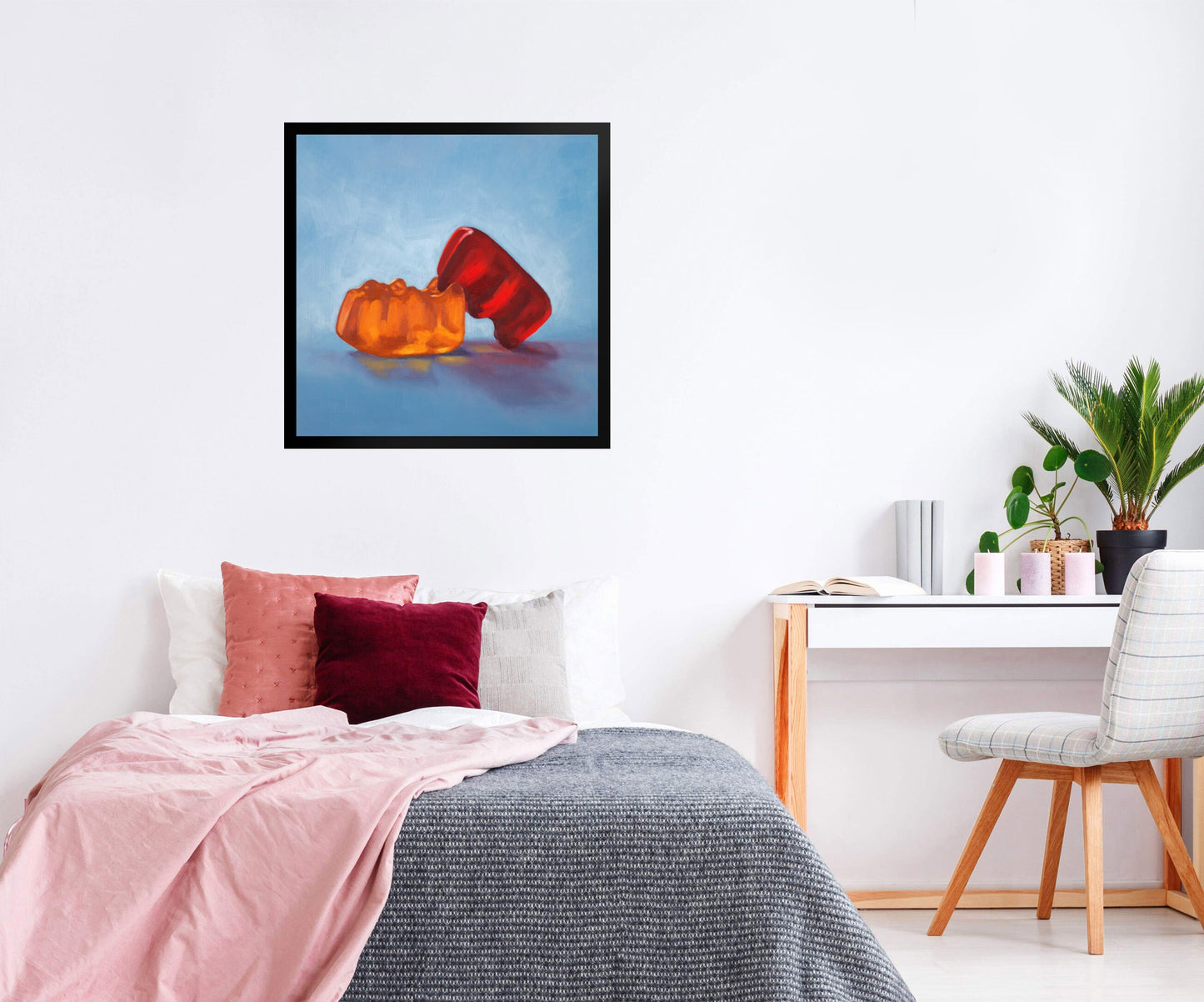 Gummy Bear Date Night - Framed Art Print
