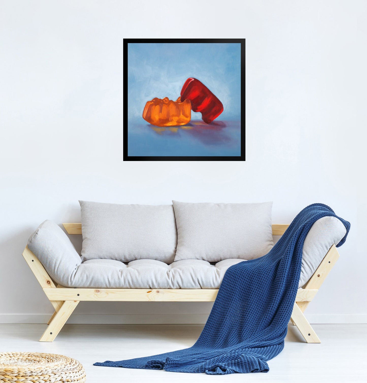 Gummy Bear Date Night - Framed Art Print