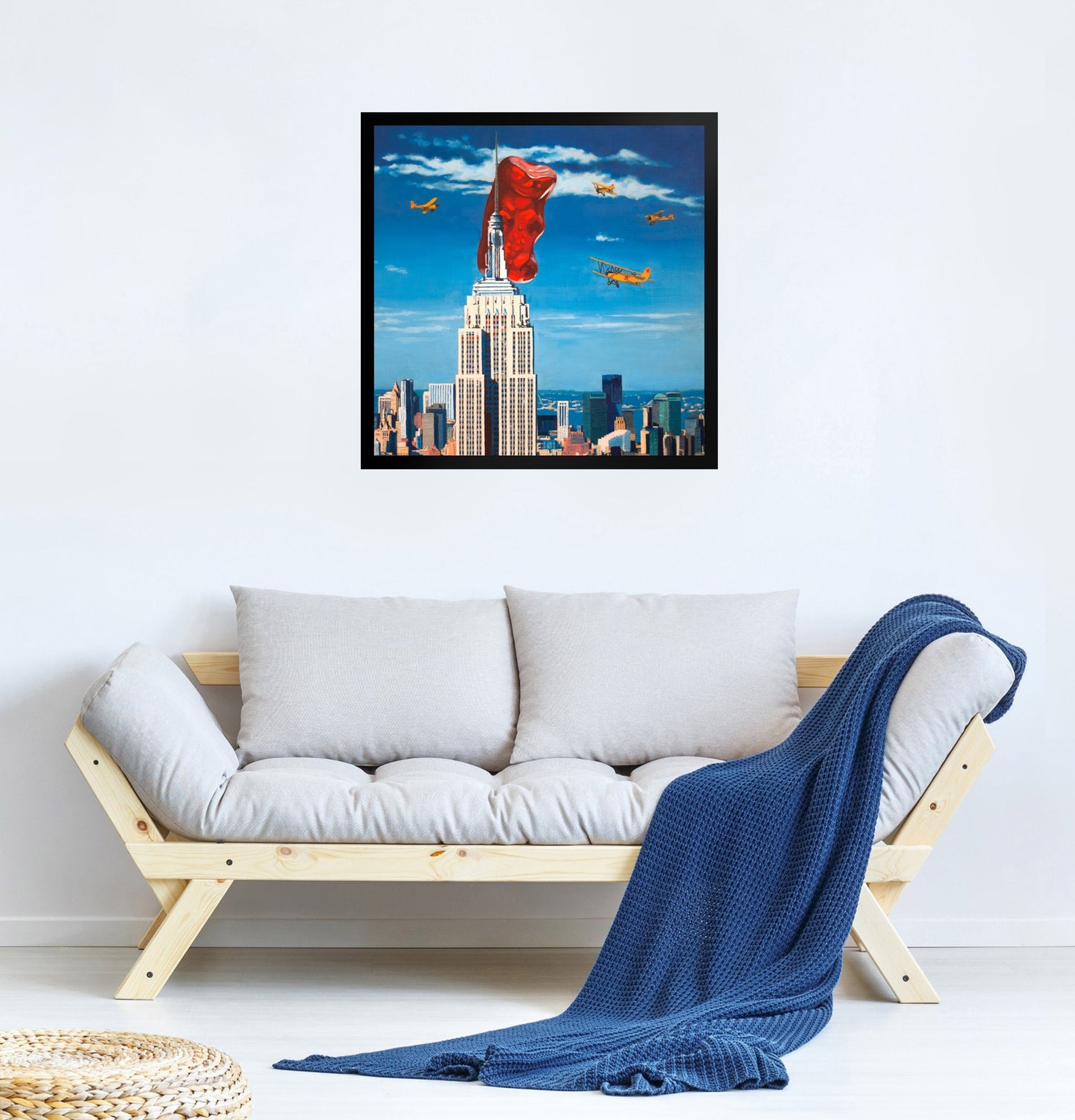 Gummy Bear King Kong - Framed Art Print