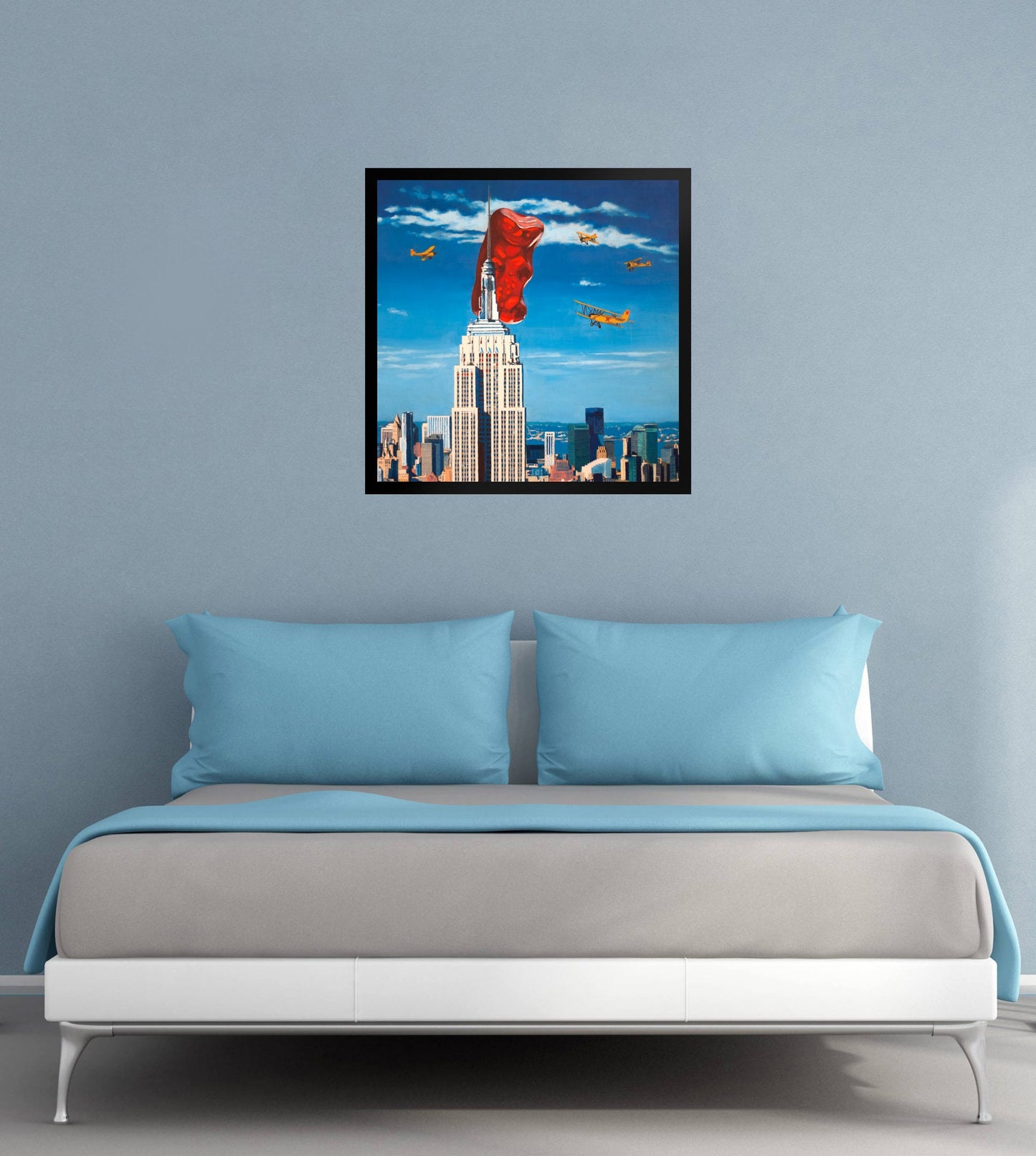 Gummy Bear King Kong - Framed Art Print