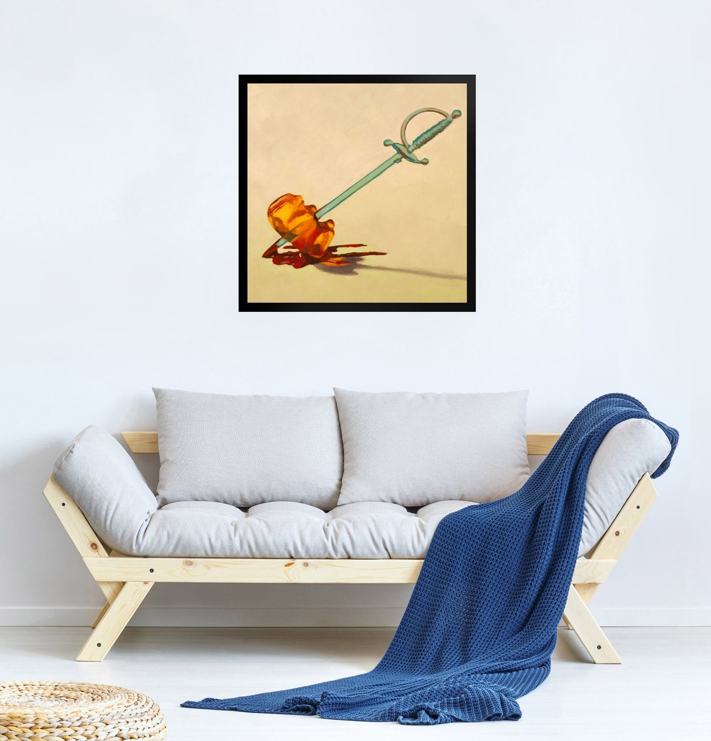 Gummy Bear Game Of Thrones - Framed Art Print