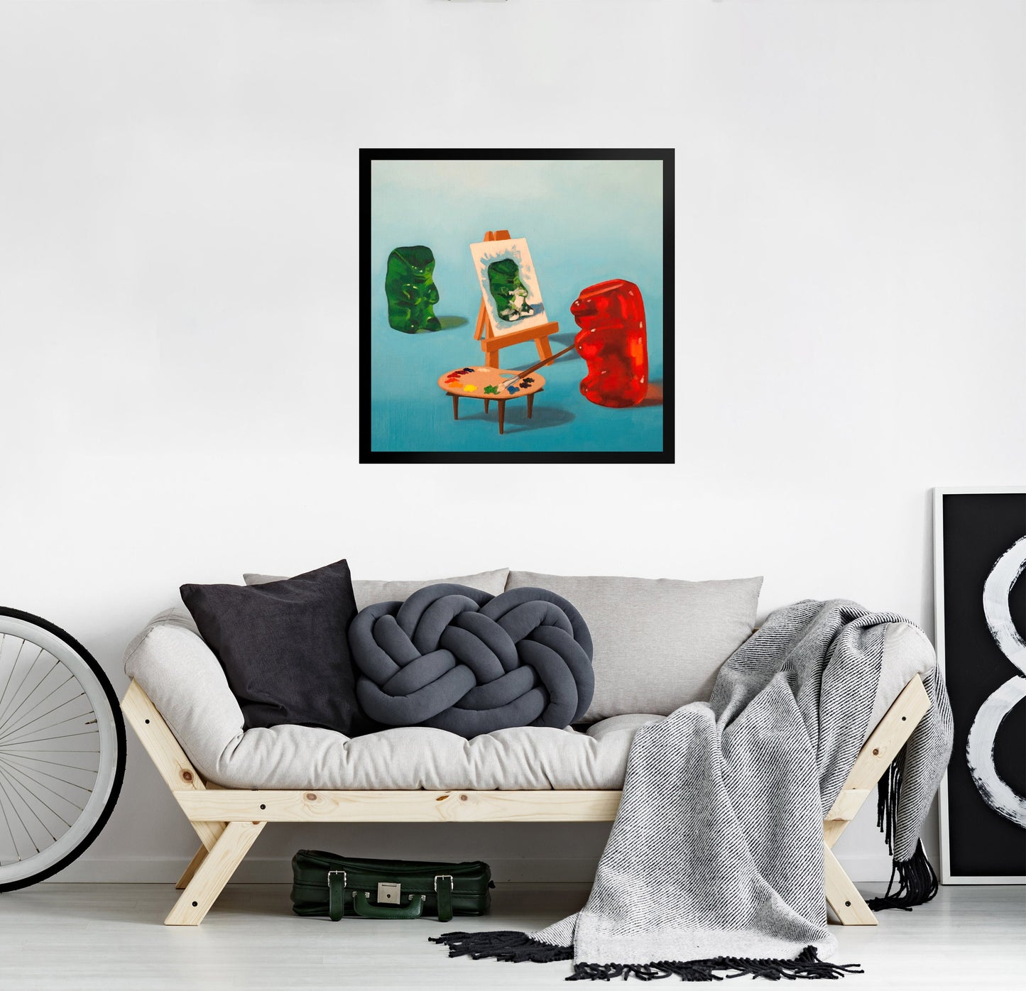 Gummy Bear Artist - Framed Art Print
