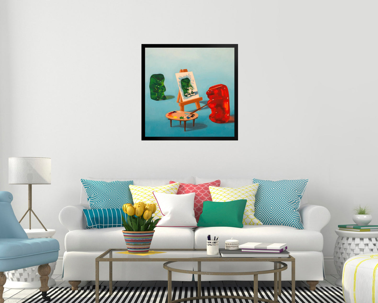 Gummy Bear Artist - Framed Art Print