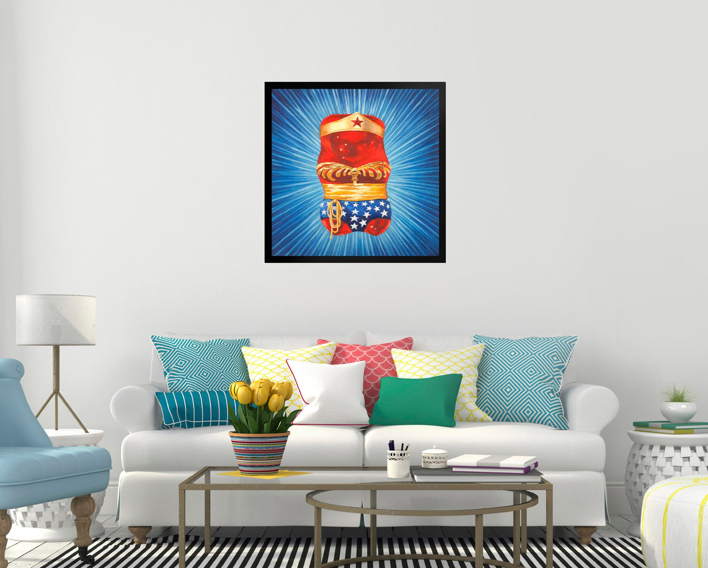 Wonder Gummy Bear - Framed Art Print
