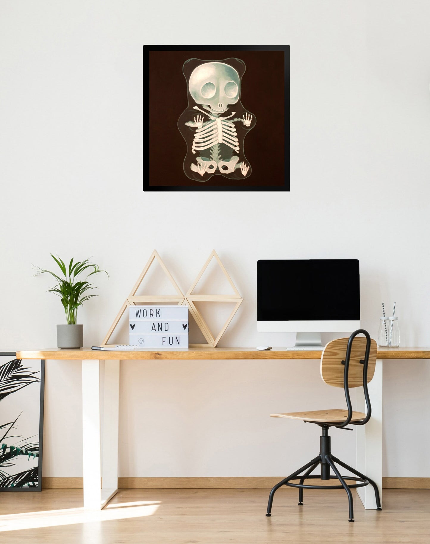 Gummy Bear X-Ray - Framed Art Print