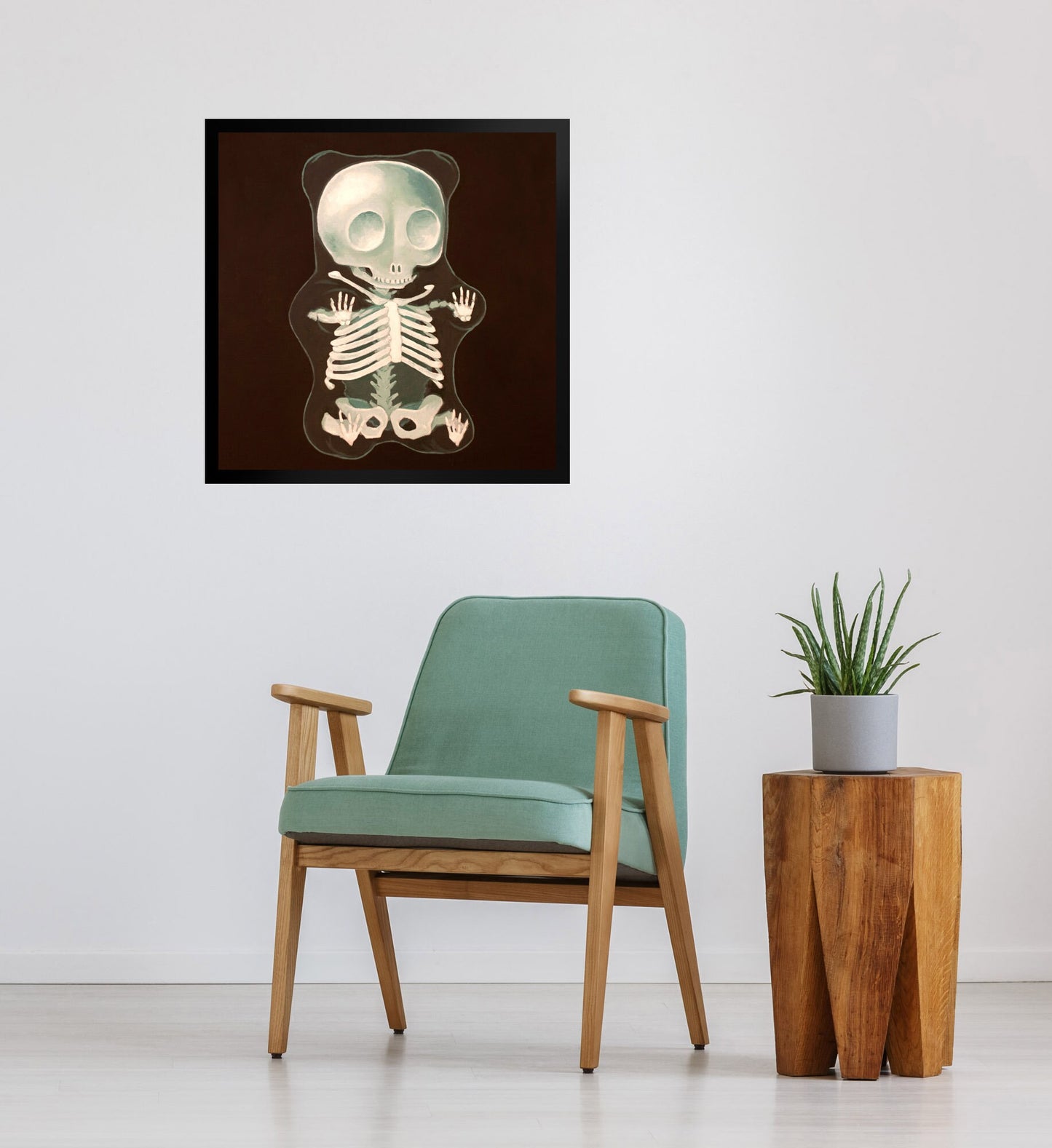 Gummy Bear X-Ray - Framed Art Print