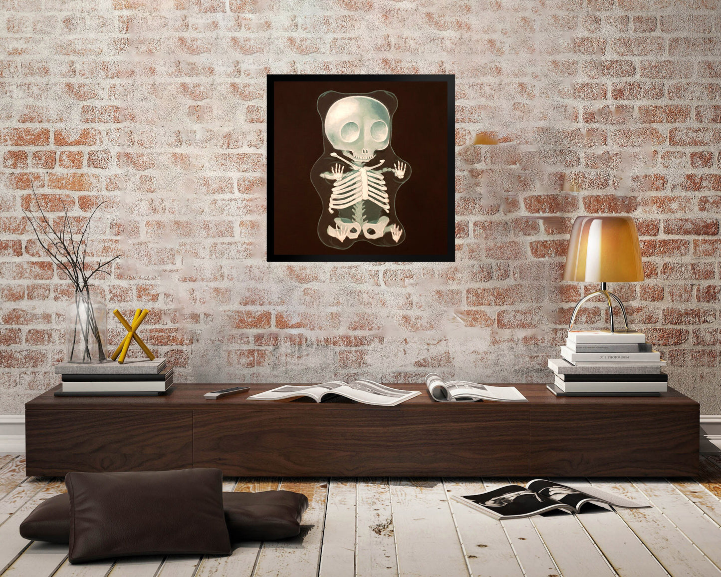 Gummy Bear X-Ray - Framed Art Print
