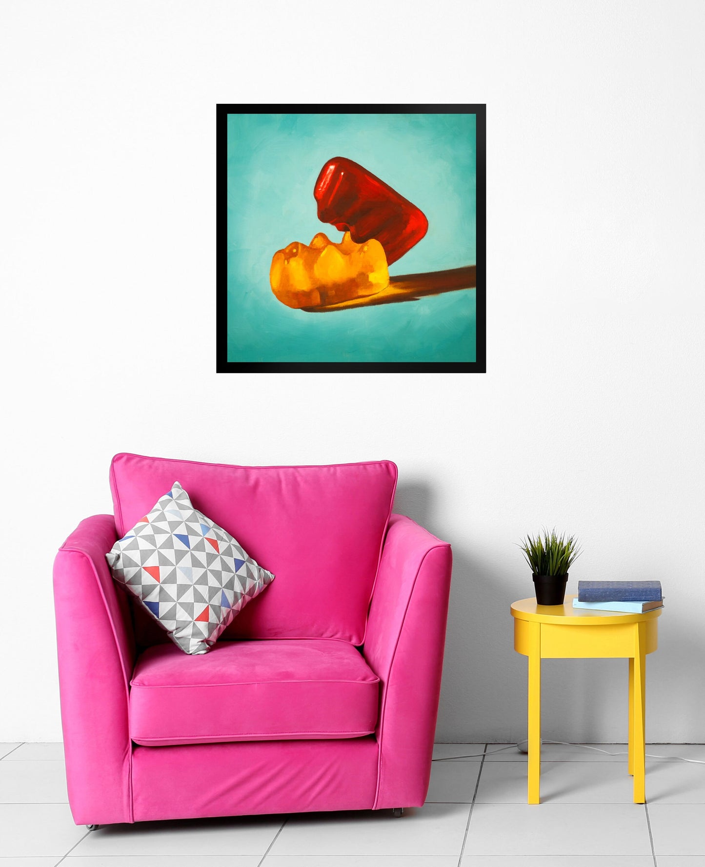 Gummy Bear Erotic - Framed Art Print