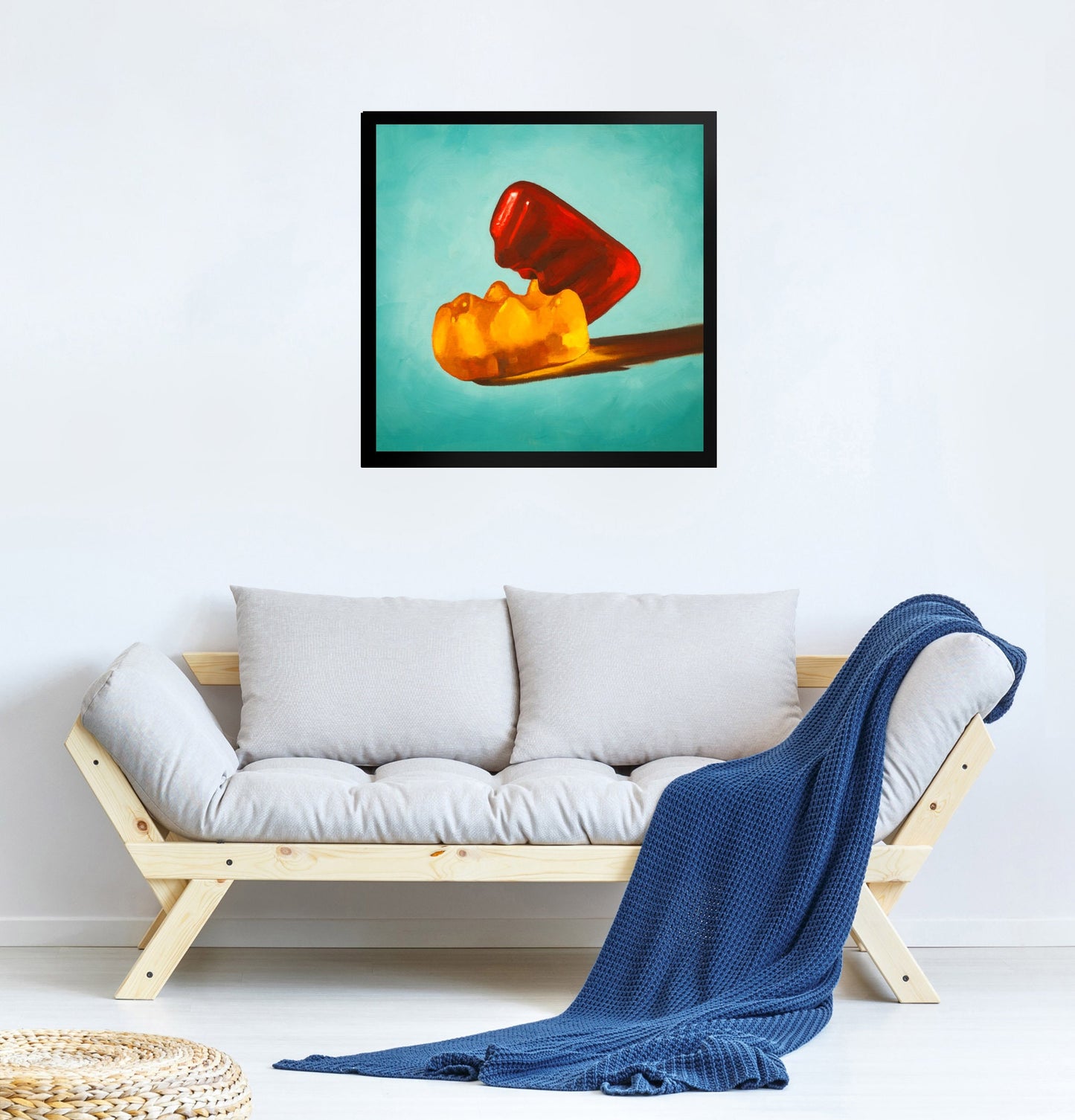Gummy Bear Erotic - Framed Art Print