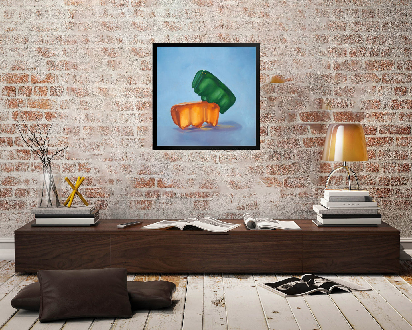 Gummy Bear Kinky - Framed Art Print