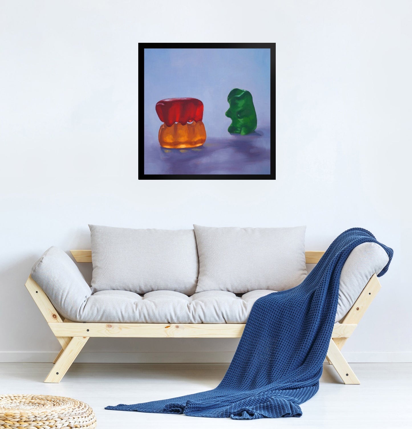 Gummy Bear Voyeur - Framed Art Print
