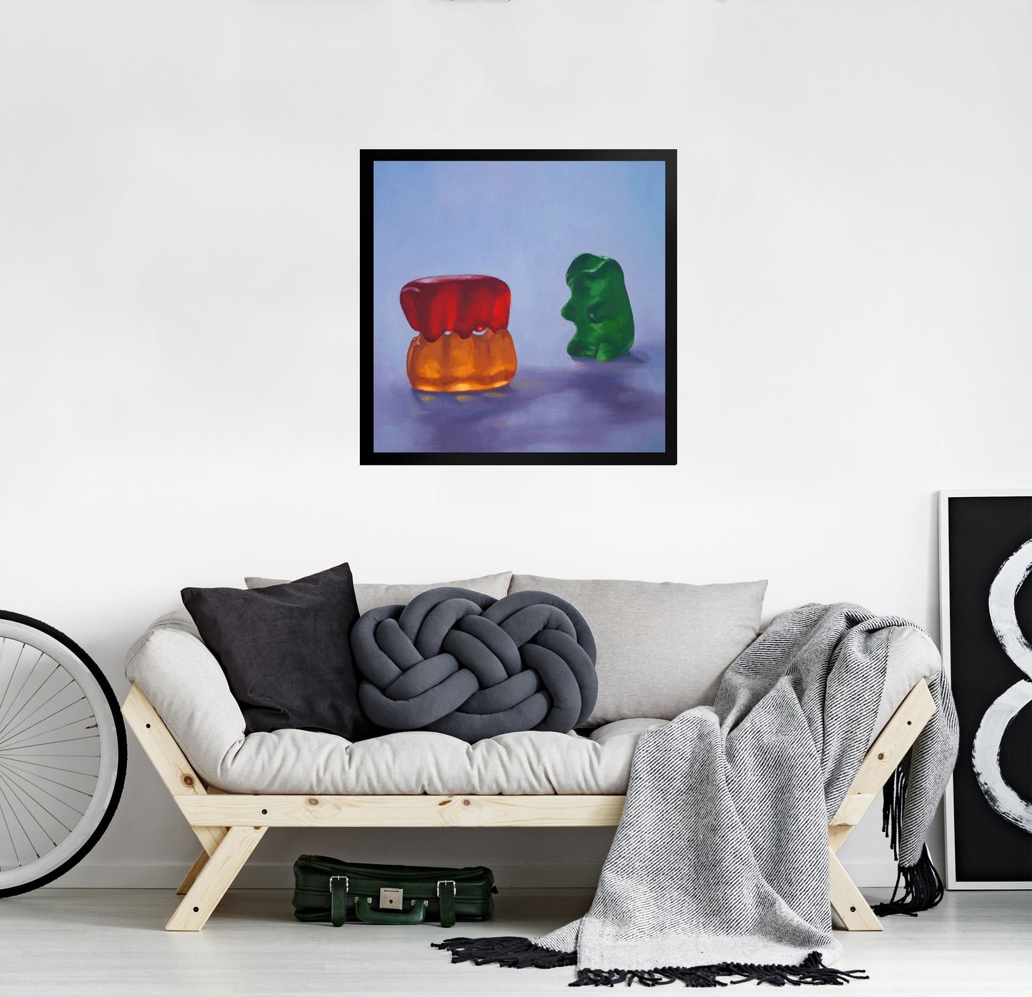 Gummy Bear Voyeur - Framed Art Print