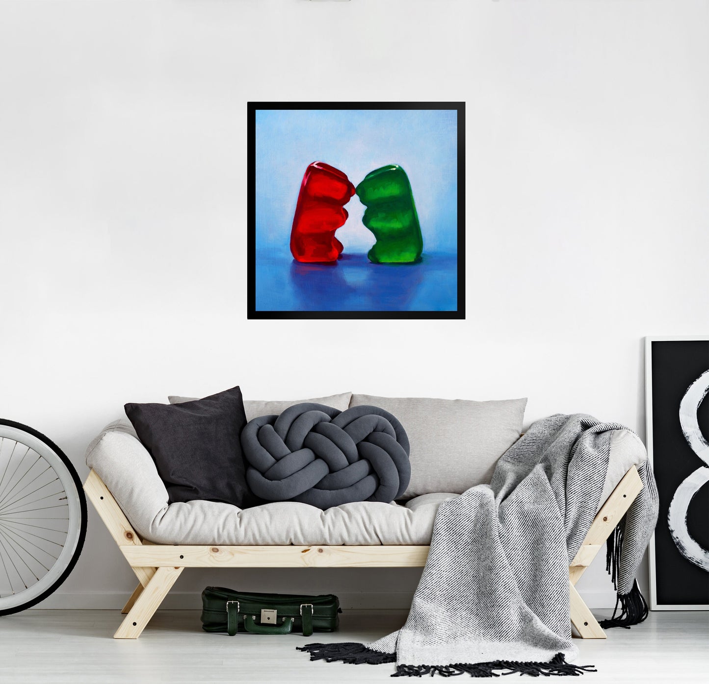 Gummy Bear Love - Framed Art Print