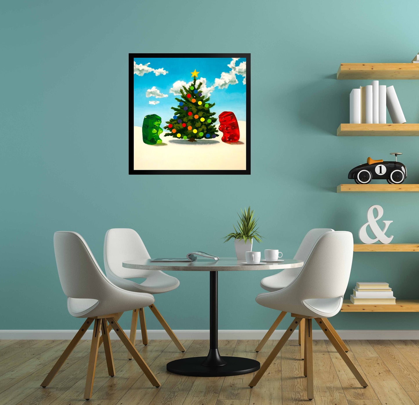 Gummy Bear Christmas - Framed Art Print